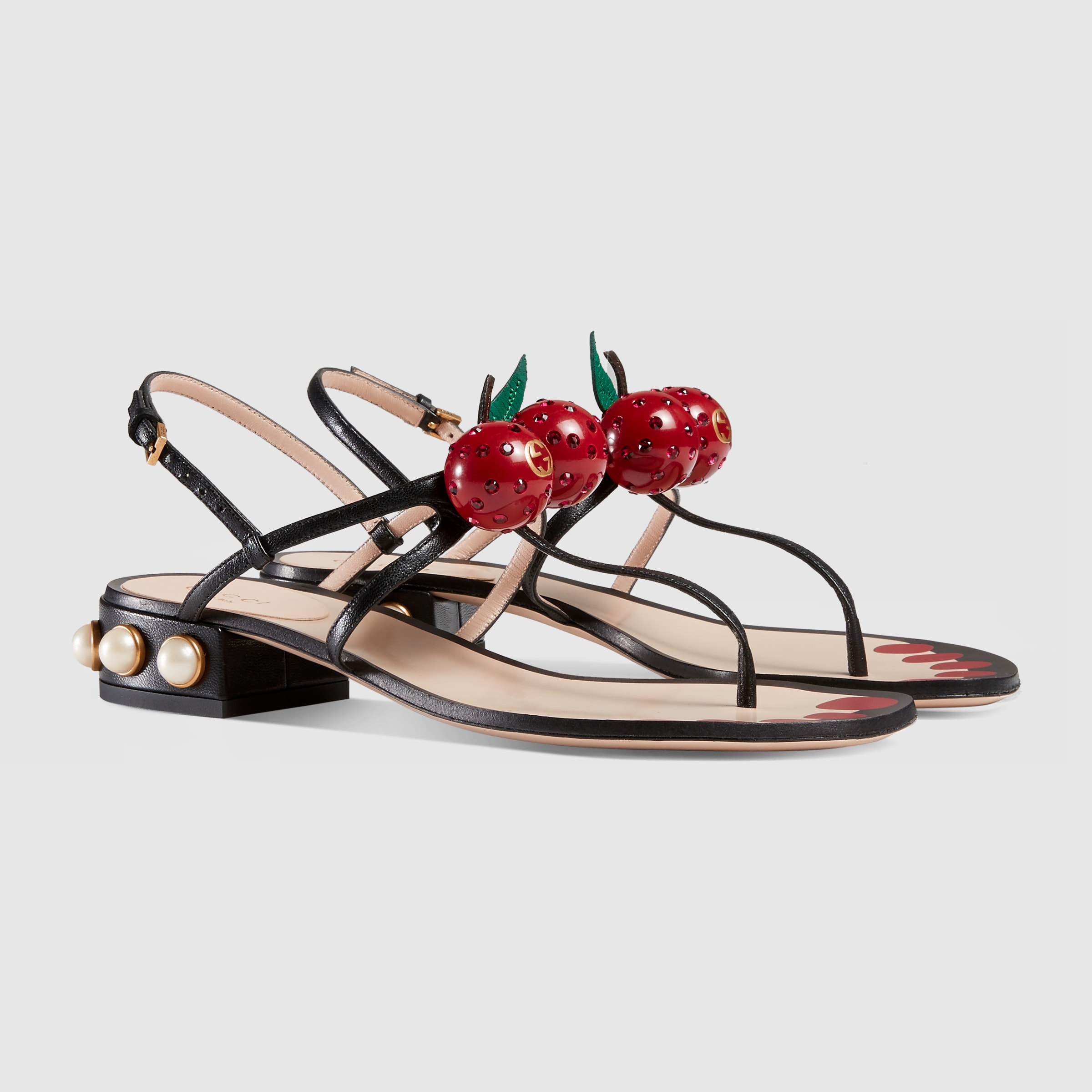 Leather thong sandal Gucci Women's Sandals 453496C9DN01170