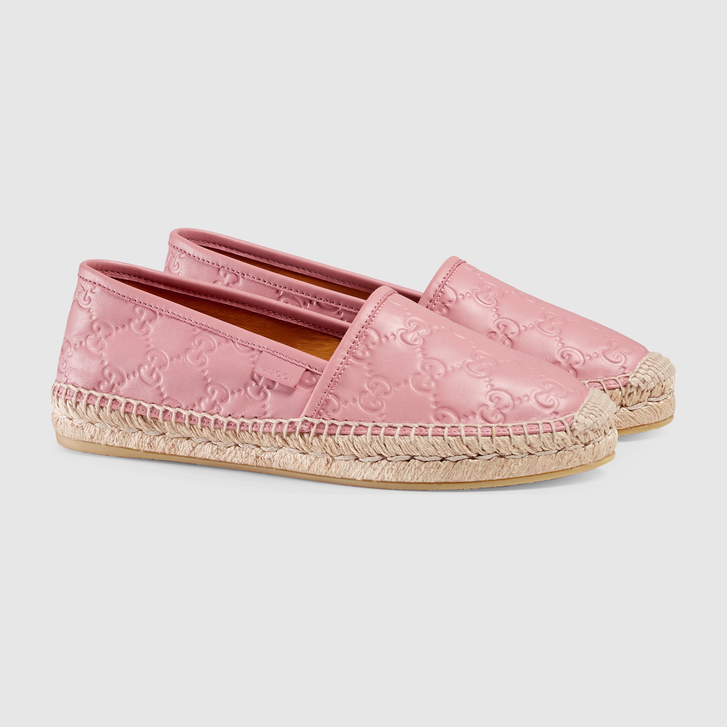 gucci pink espadrilles