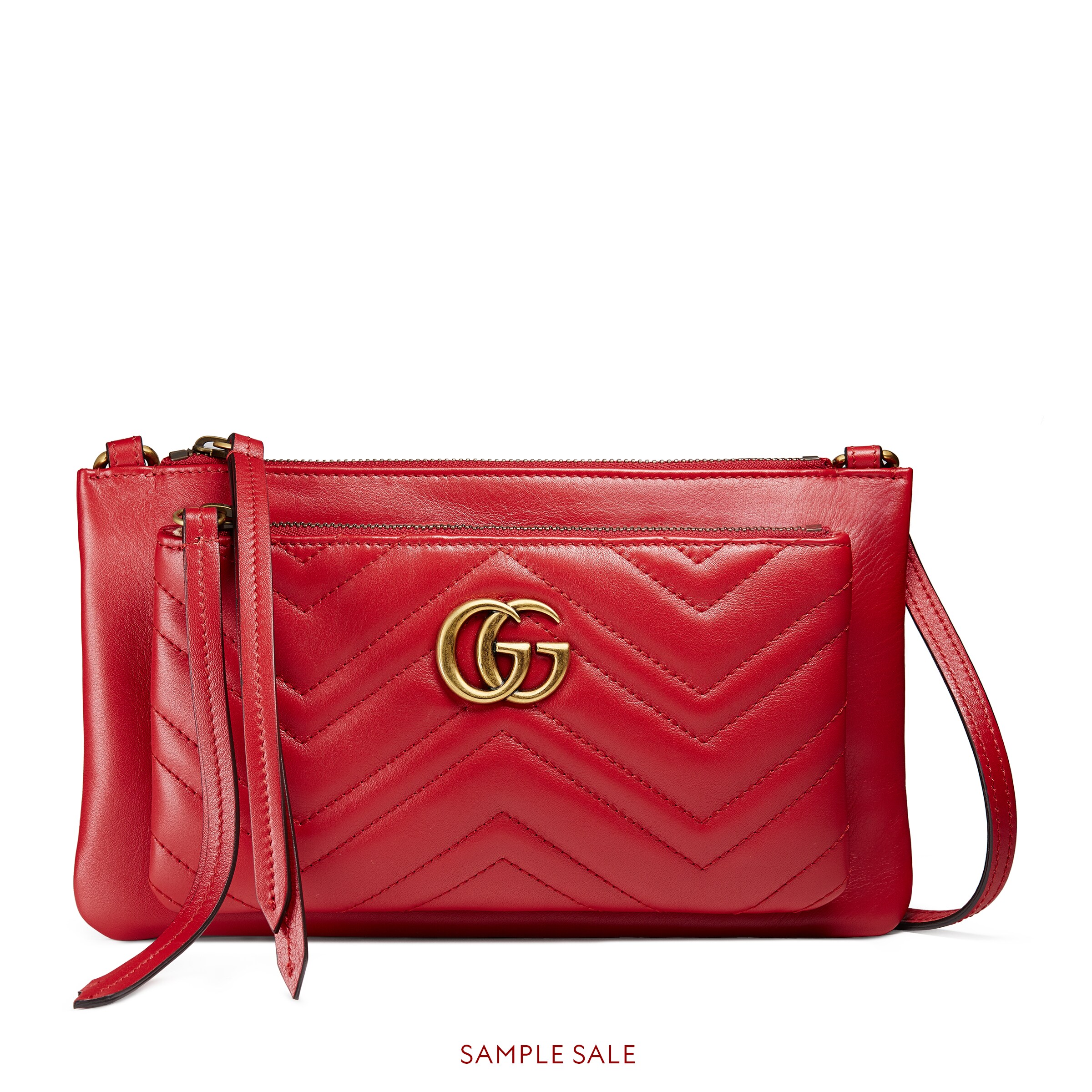 GG Marmont shoulder bag with pouch Gucci Women's Leather Wallets