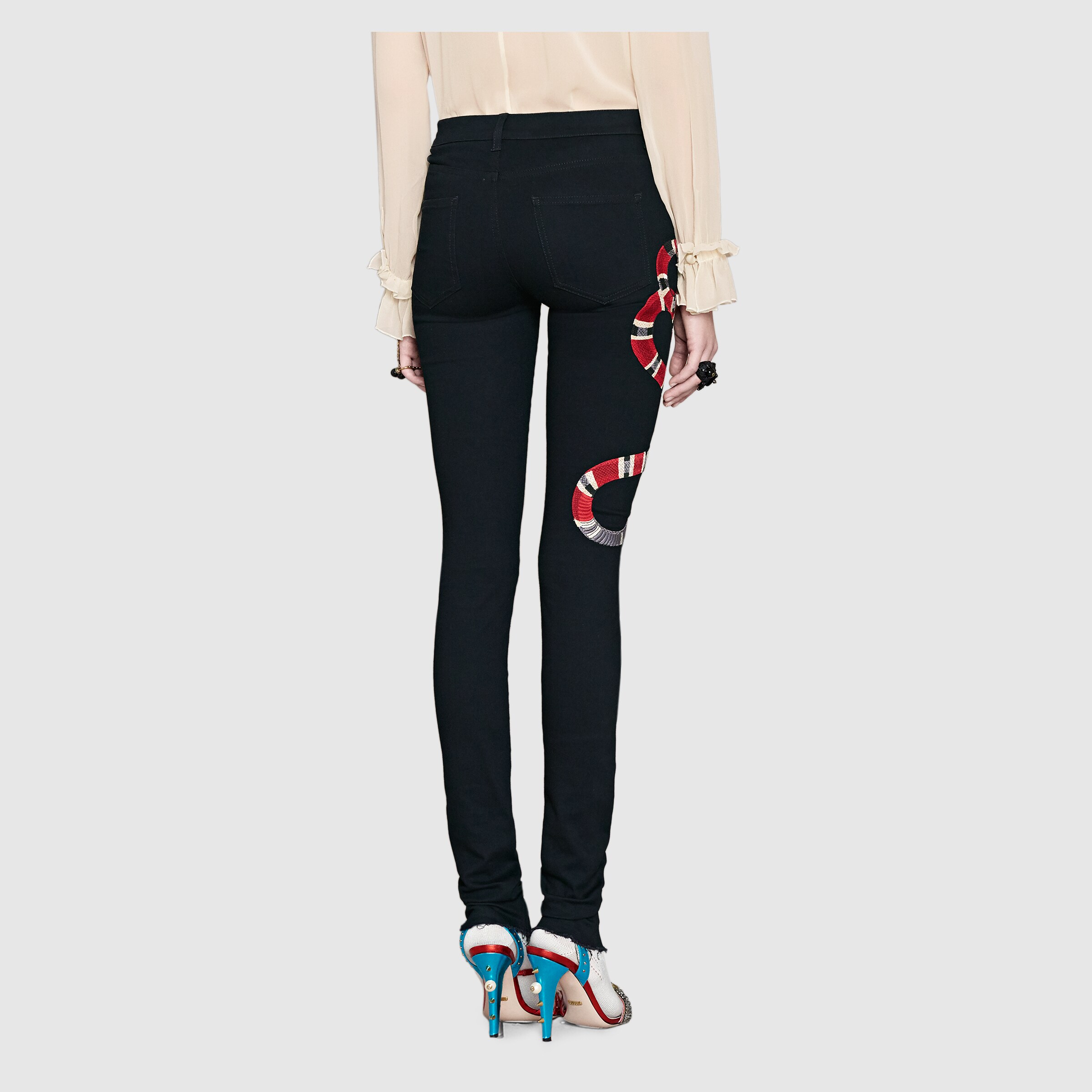 gucci gabardine stretch pants