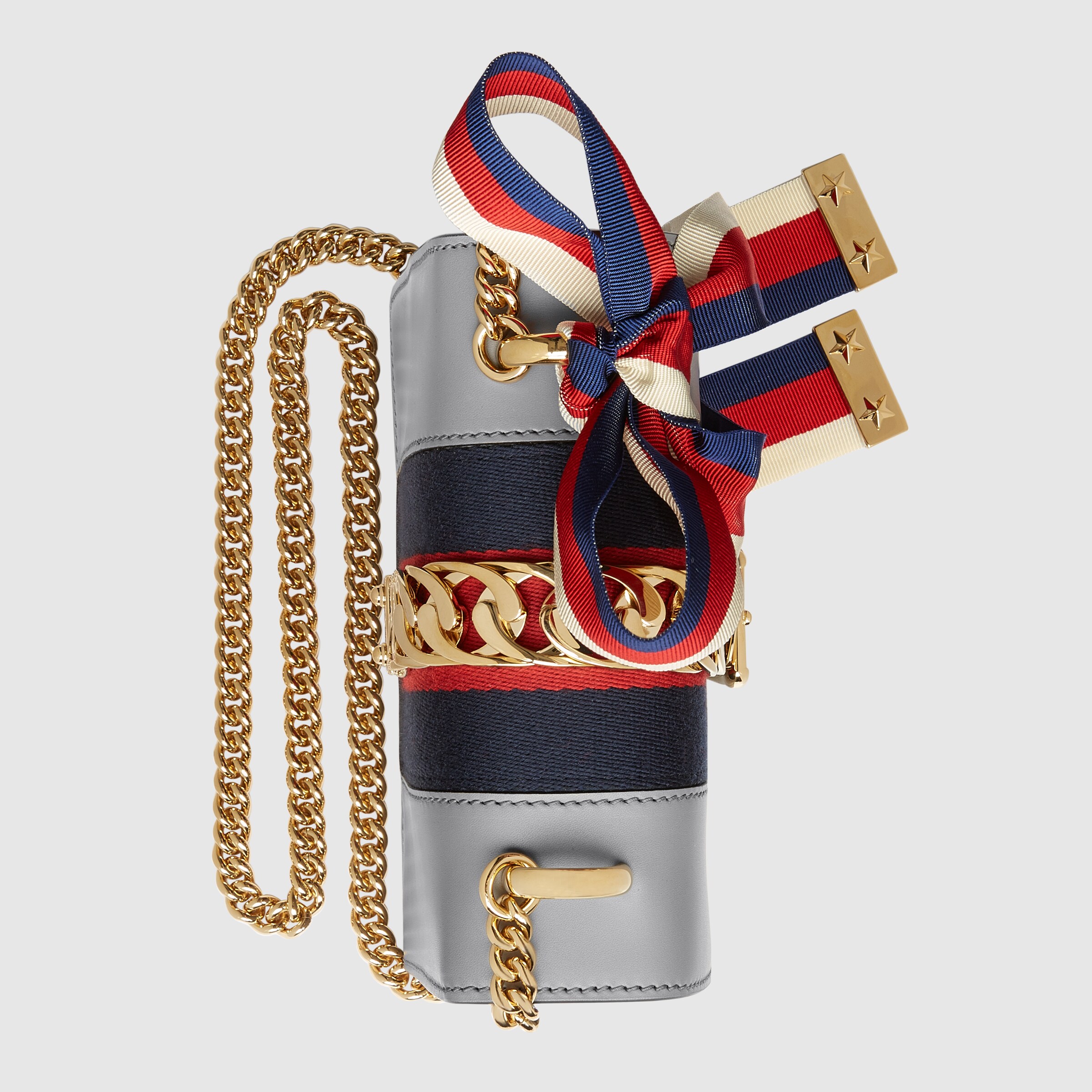 gucci sylvie leather mini chain bag