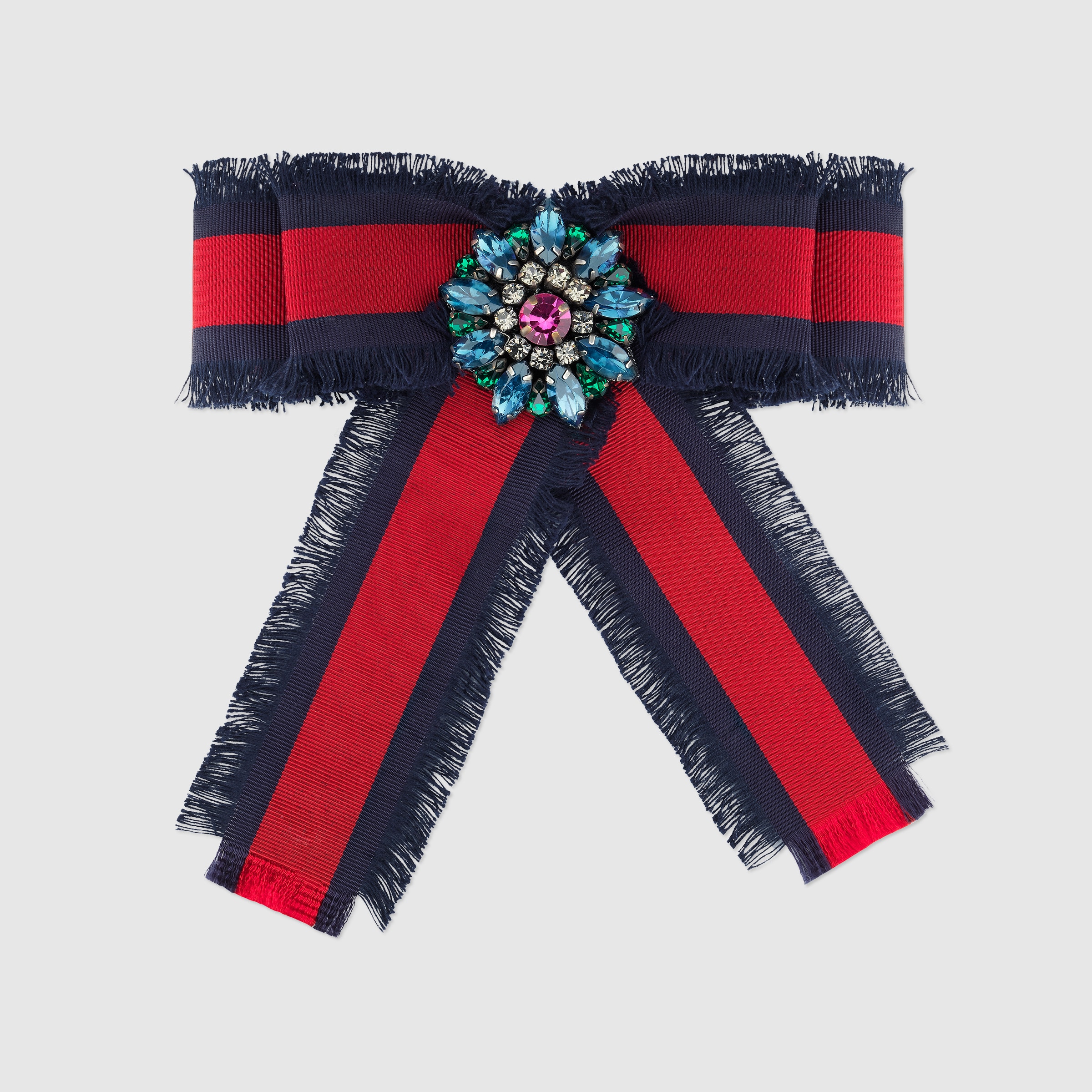  grosgrain bow brooch GUCCI®