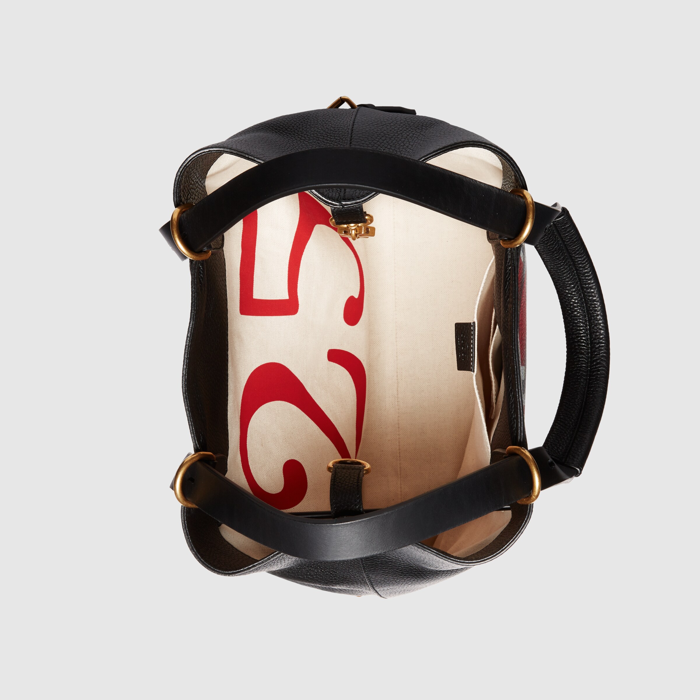 Kingsnake print leather backpack Gucci Men's Backpacks 451000DVQ2T1058