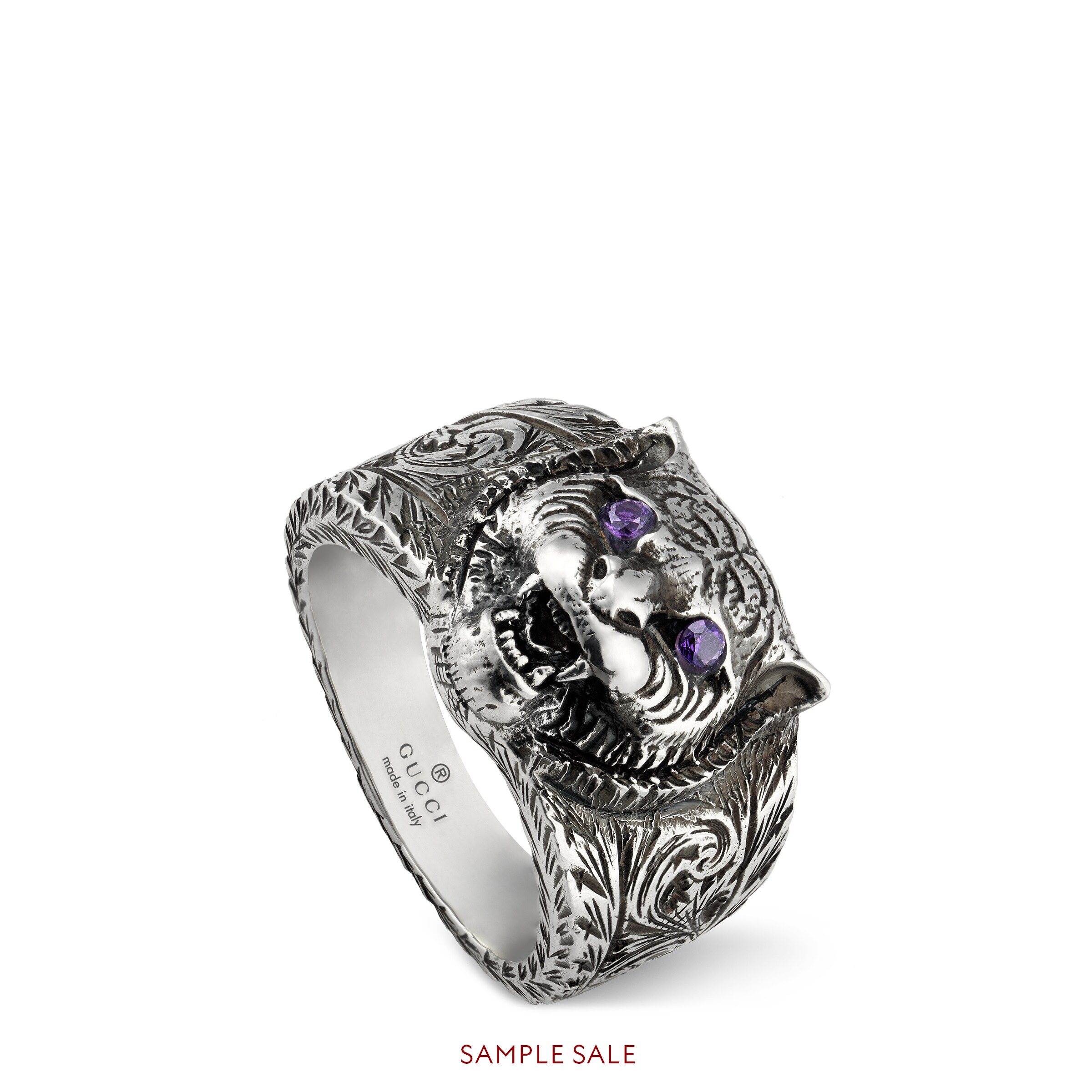 gucci star cat ring