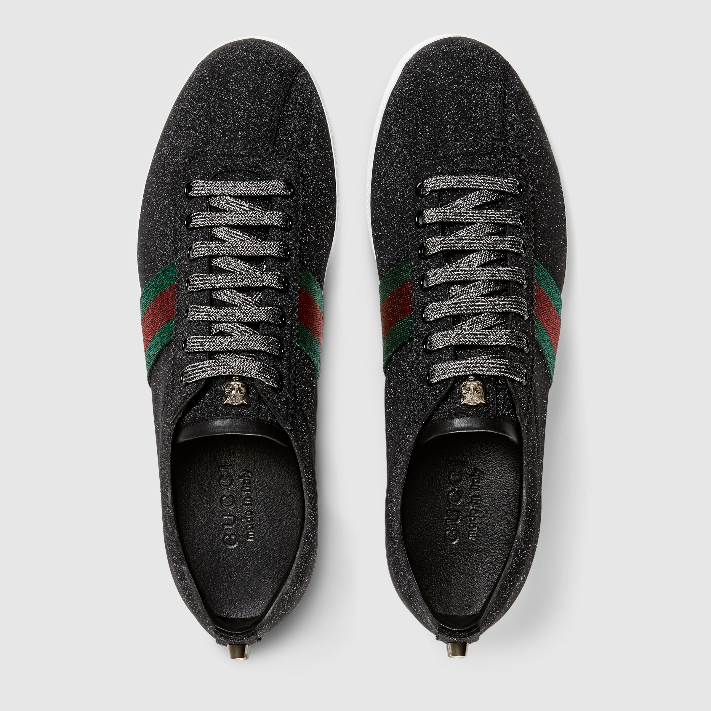 Glitter Web sneaker - Gucci Men's Sneakers 419712KW0401074