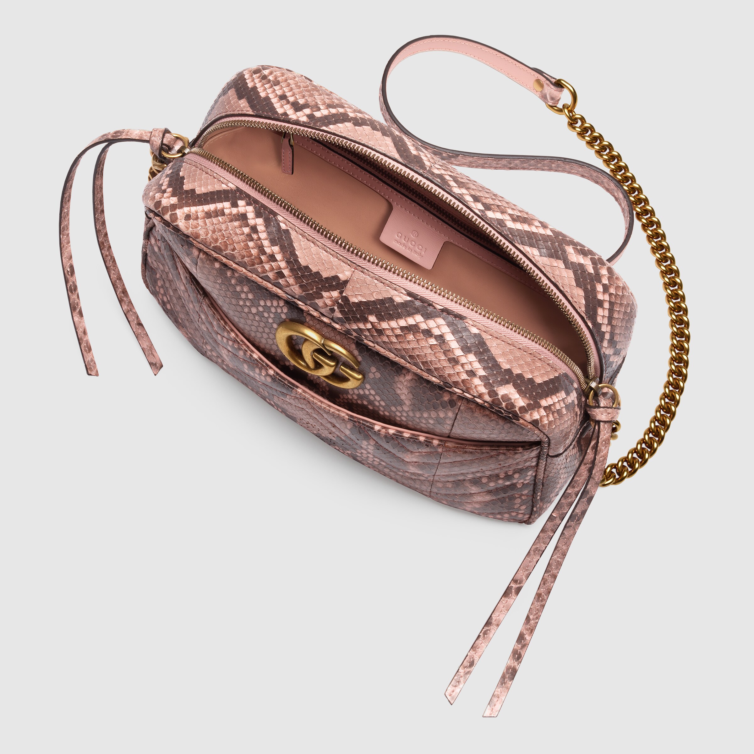 gucci marmont python bag
