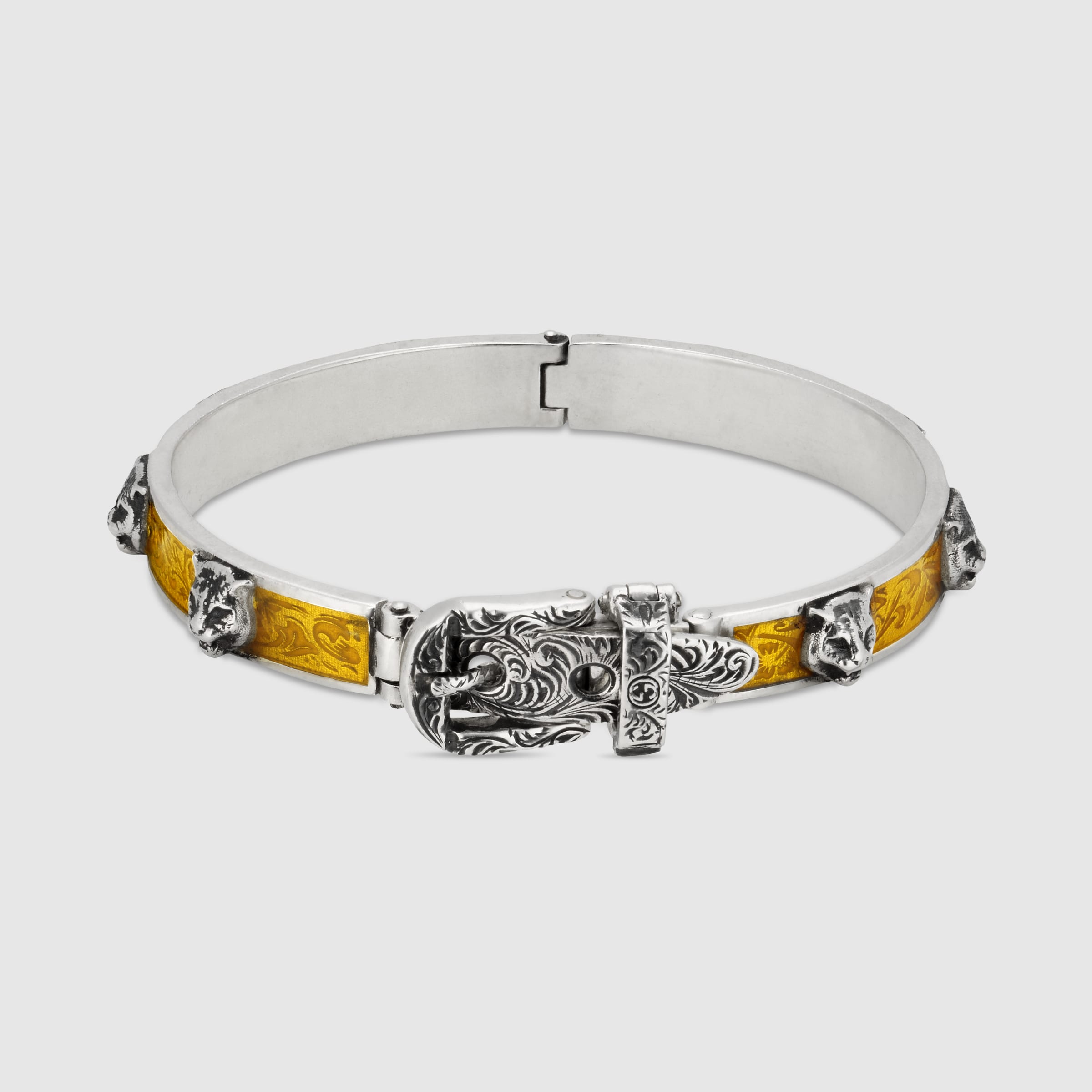 Gucci garden silver bracelet Clearance