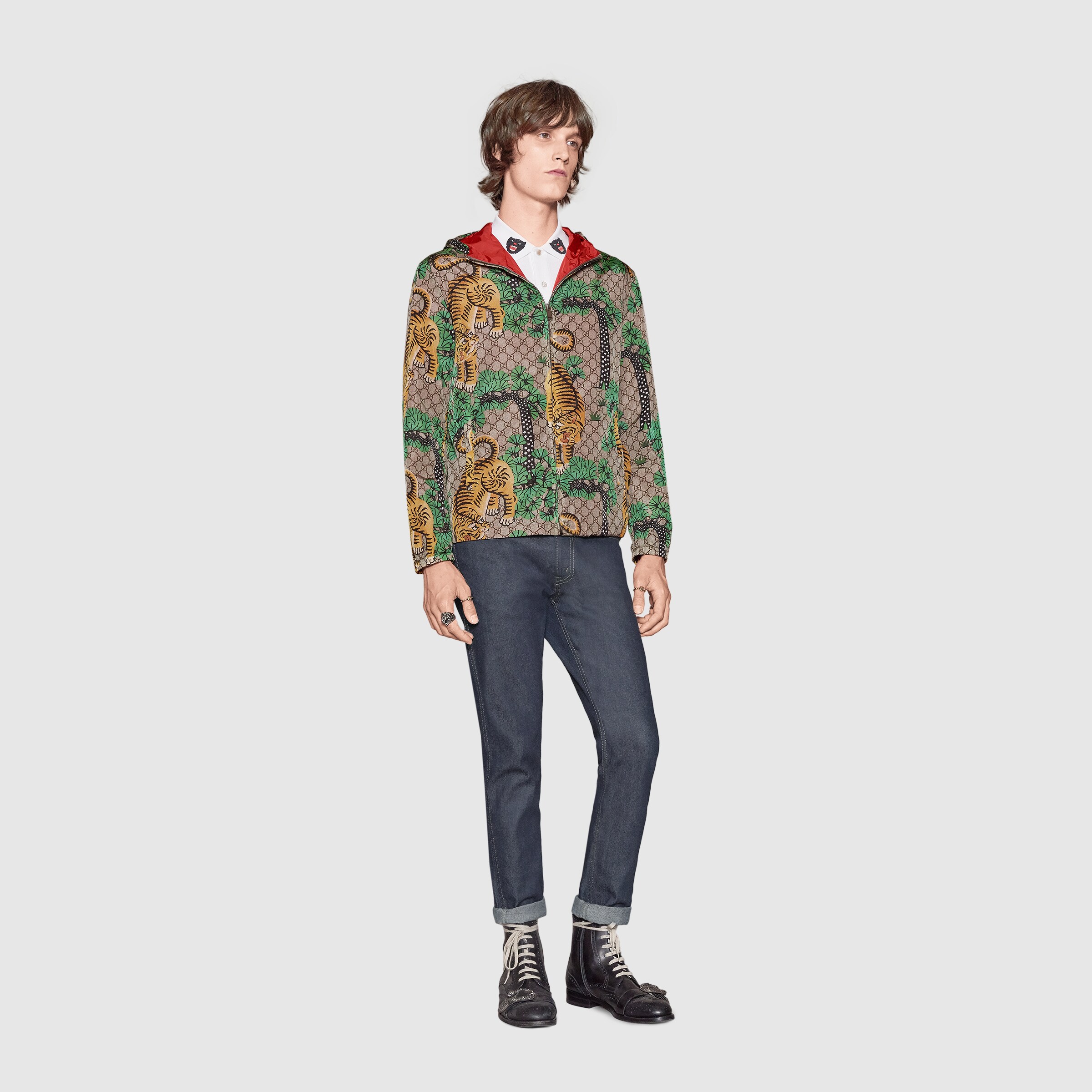 gucci bengal print jacket gucci s coats outerwear 453819z763a7761 gucci bengal print jacket gucci s coats outerwear 453819z763a7761