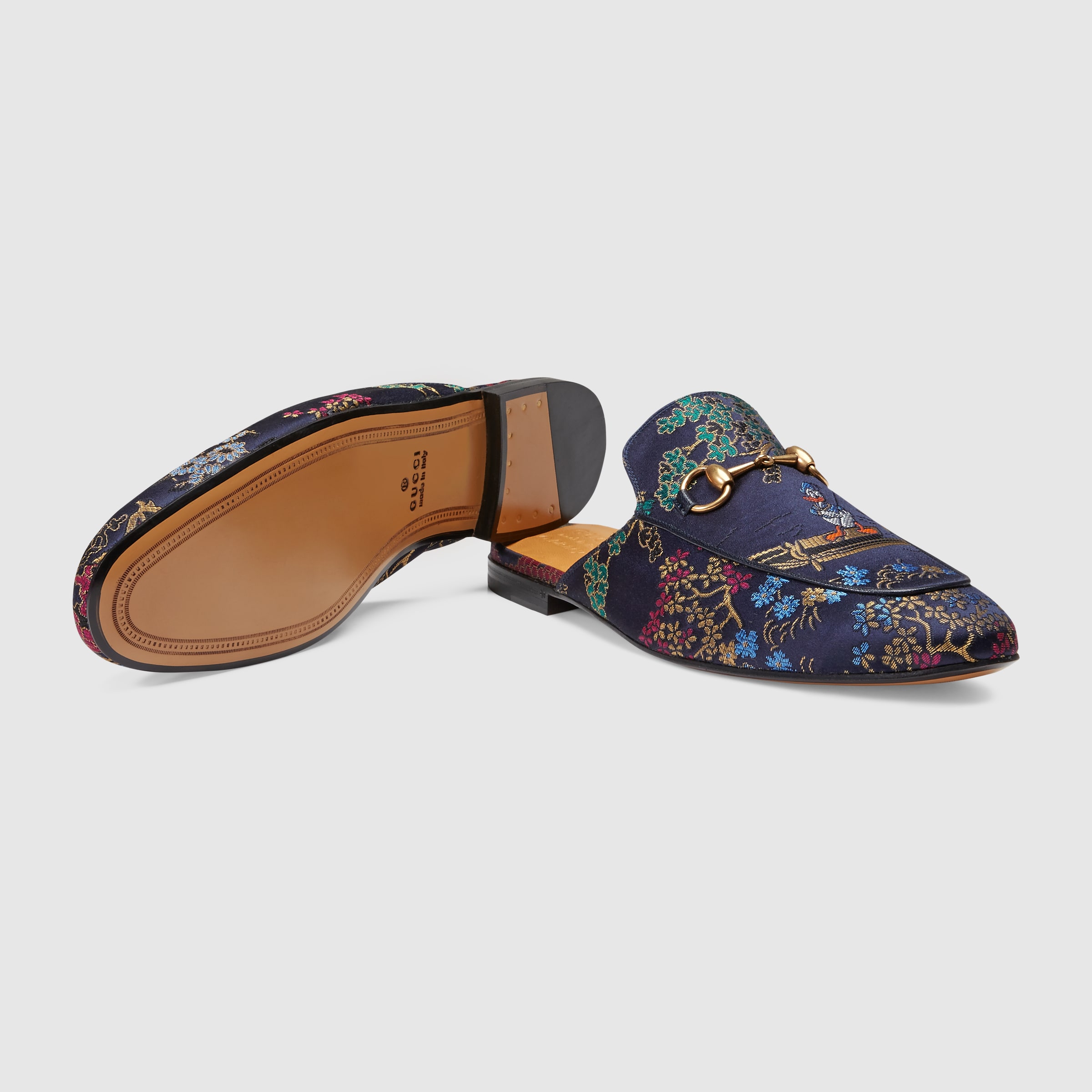 Princetown jacquard slipper with Donald Duck - Gucci Men's Shoes