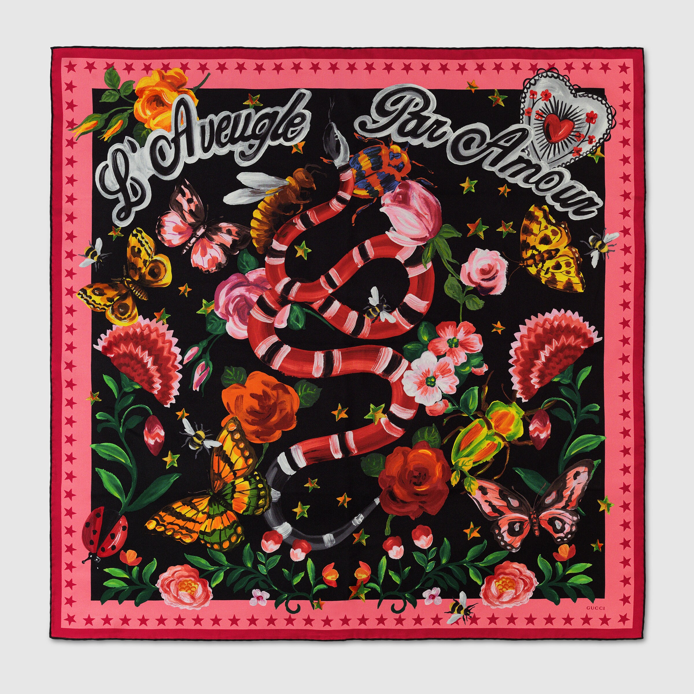 Gucci Garden silk scarf Gucci Women's Scarves 4318713G0011072