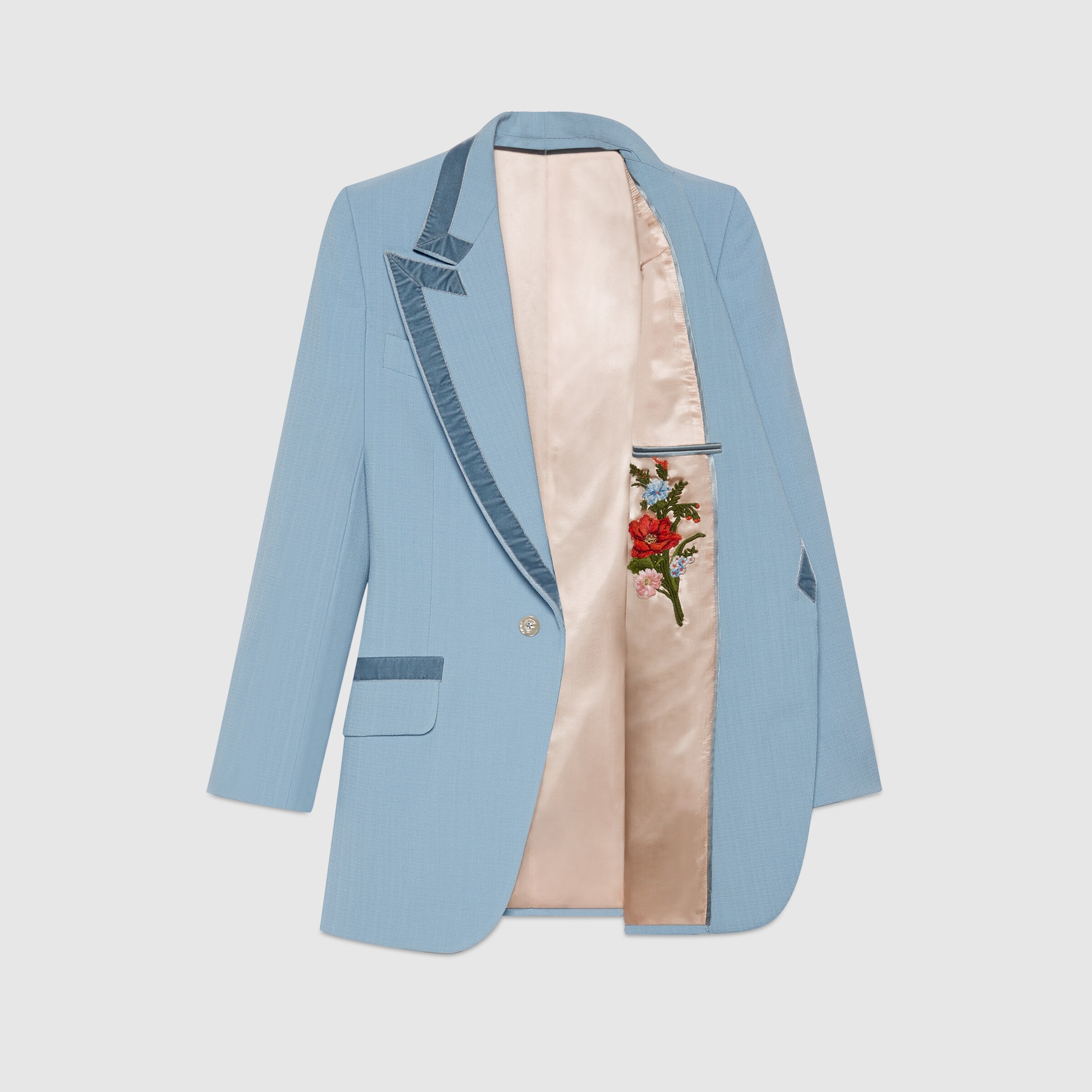 Wool and velvet jacket Gucci Women's Jackets 471322ZID974511