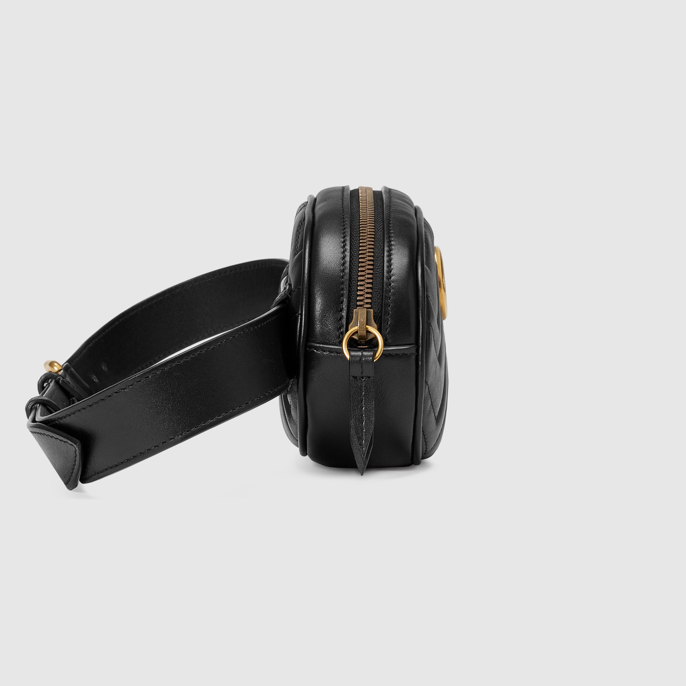 gucci marmont matelasse leather belt bag