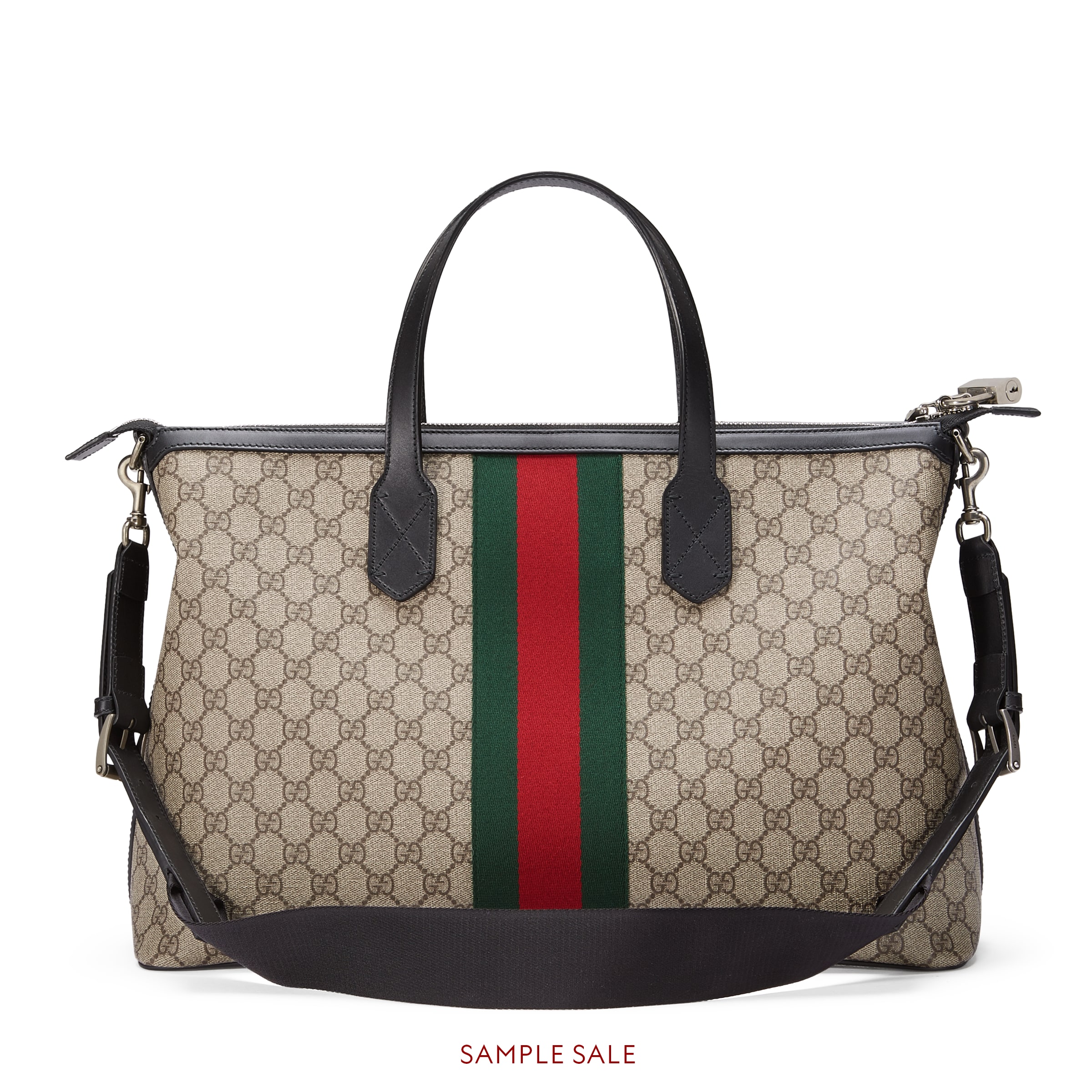 gucci red duffle bag