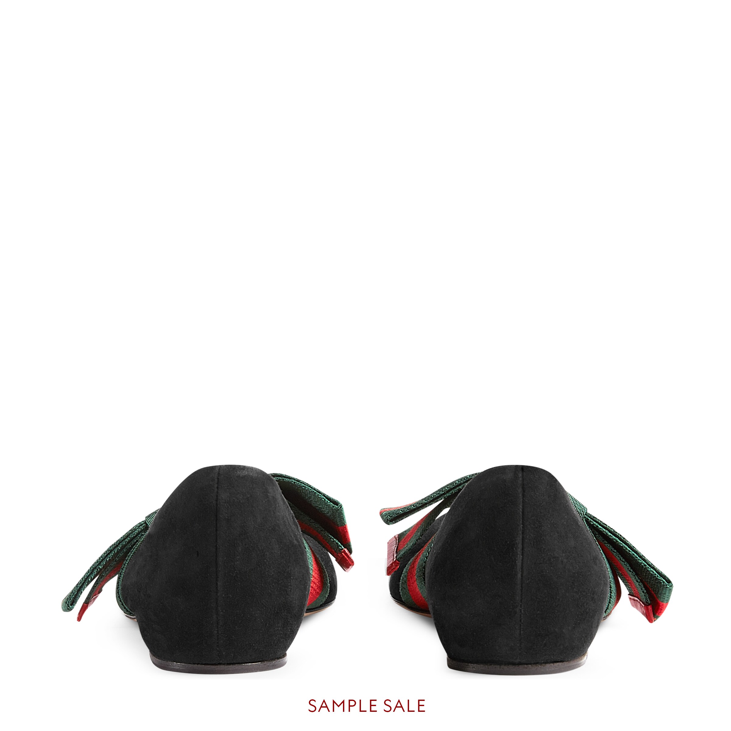 gucci bow ballet flats