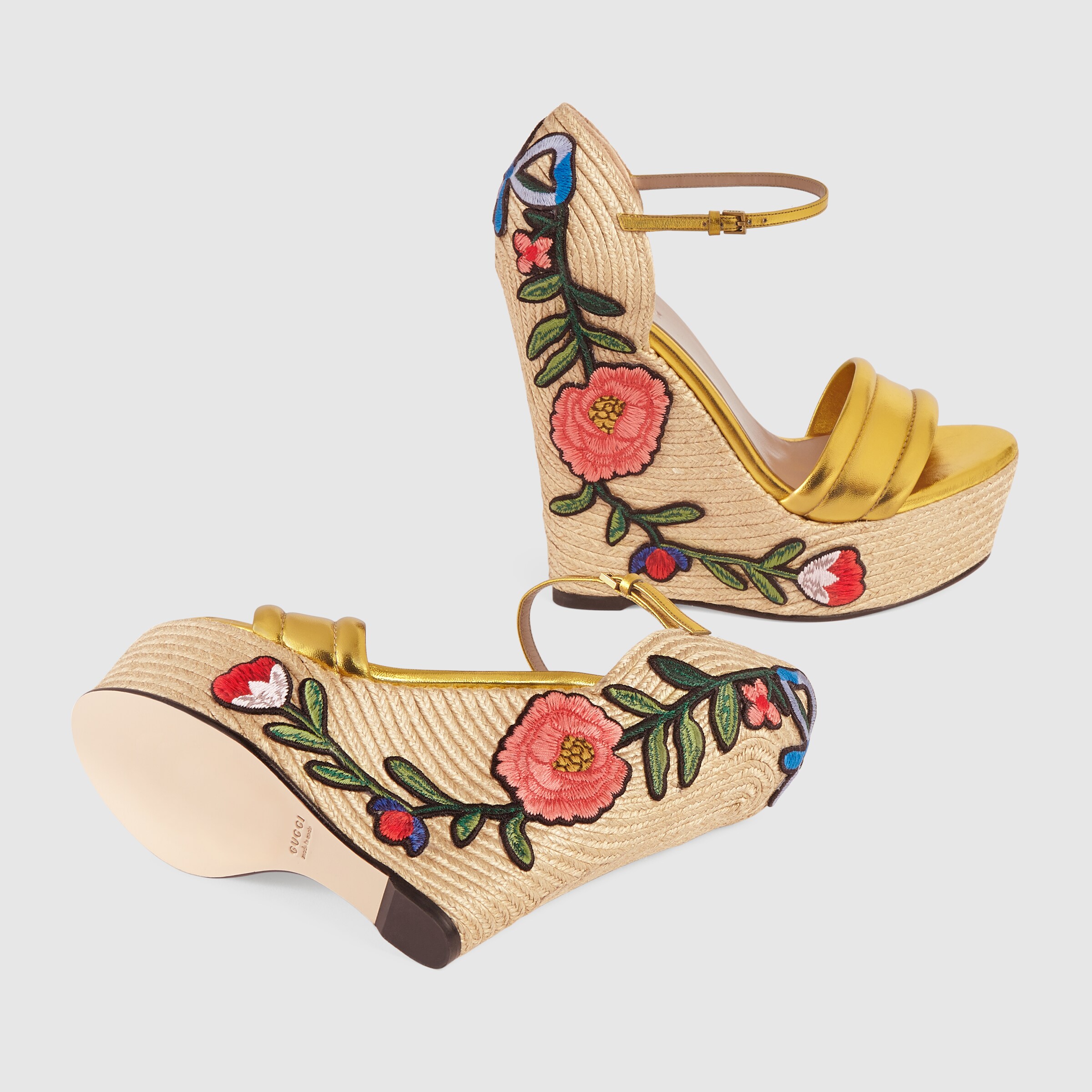 gucci espadrille platform