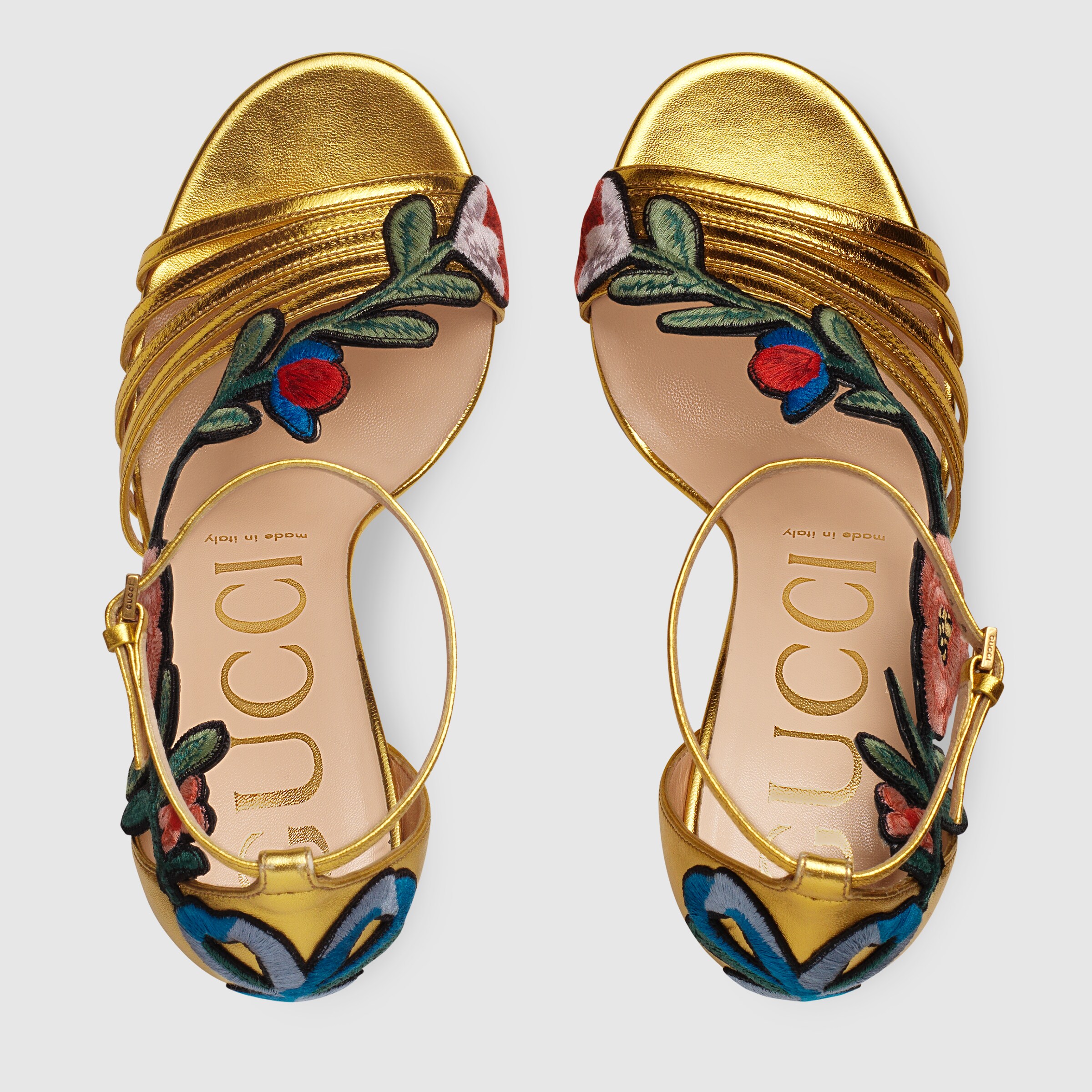 sandale gucci fourrure