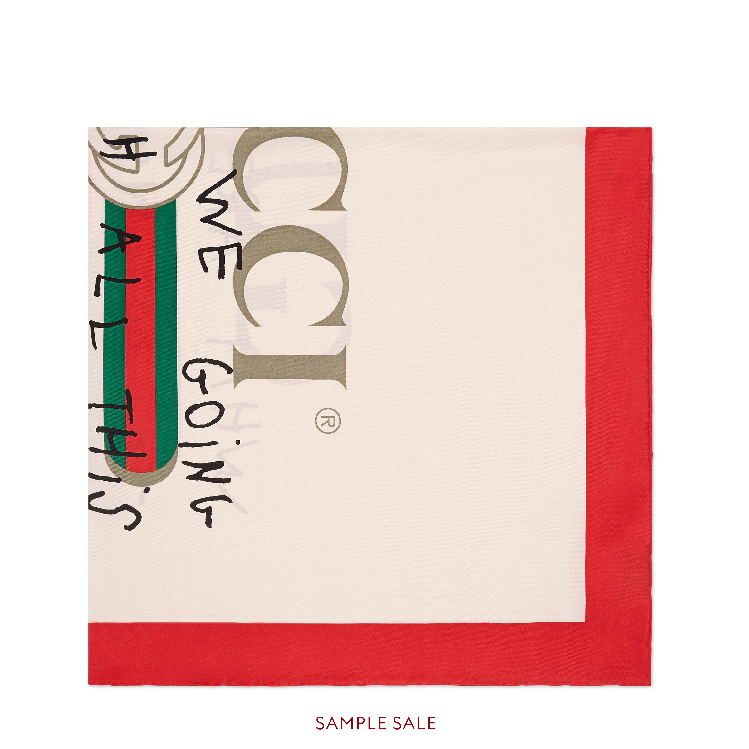 Gucci Coco Capitán logo silk scarf Gucci Women's Scarves 4940063G0019074