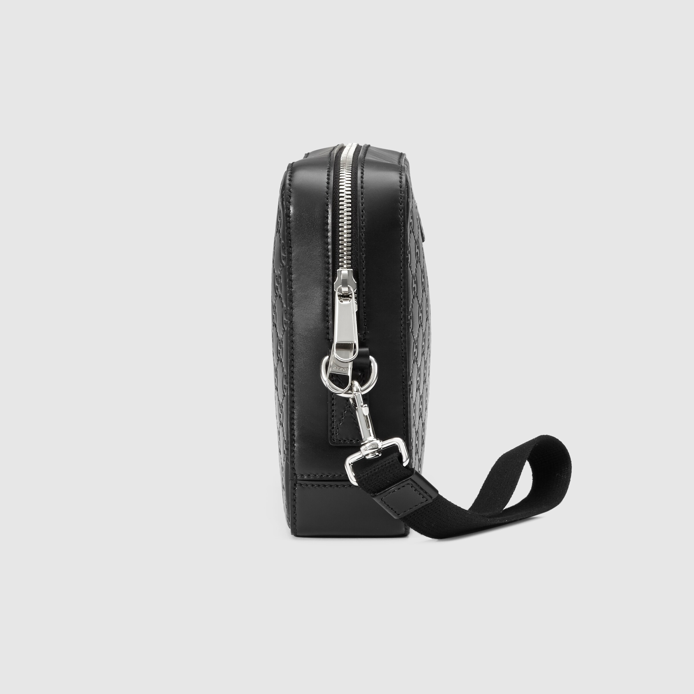 gucci man bag black strap