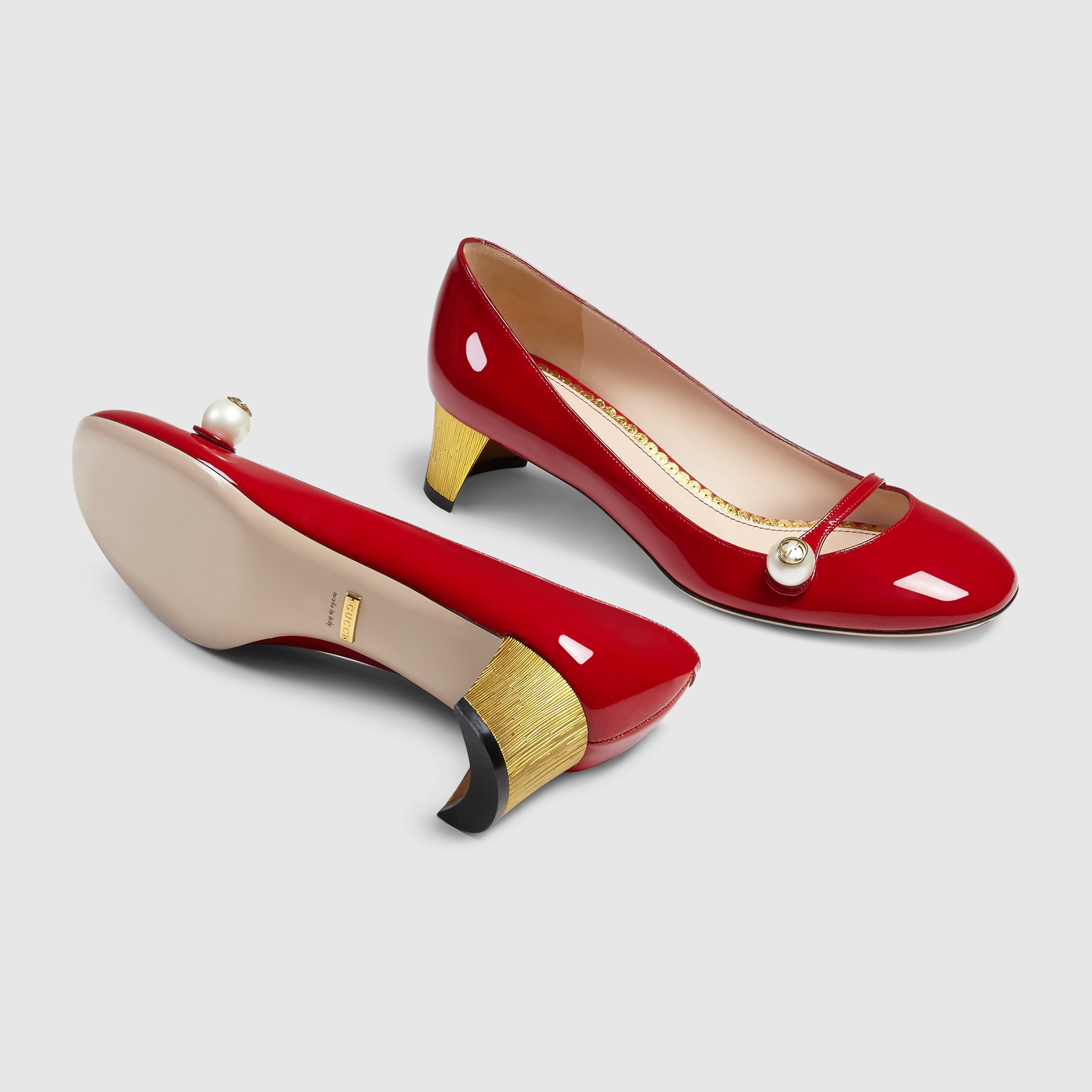 Patent leather pump Gucci Women's Pumps 408253BNC006433