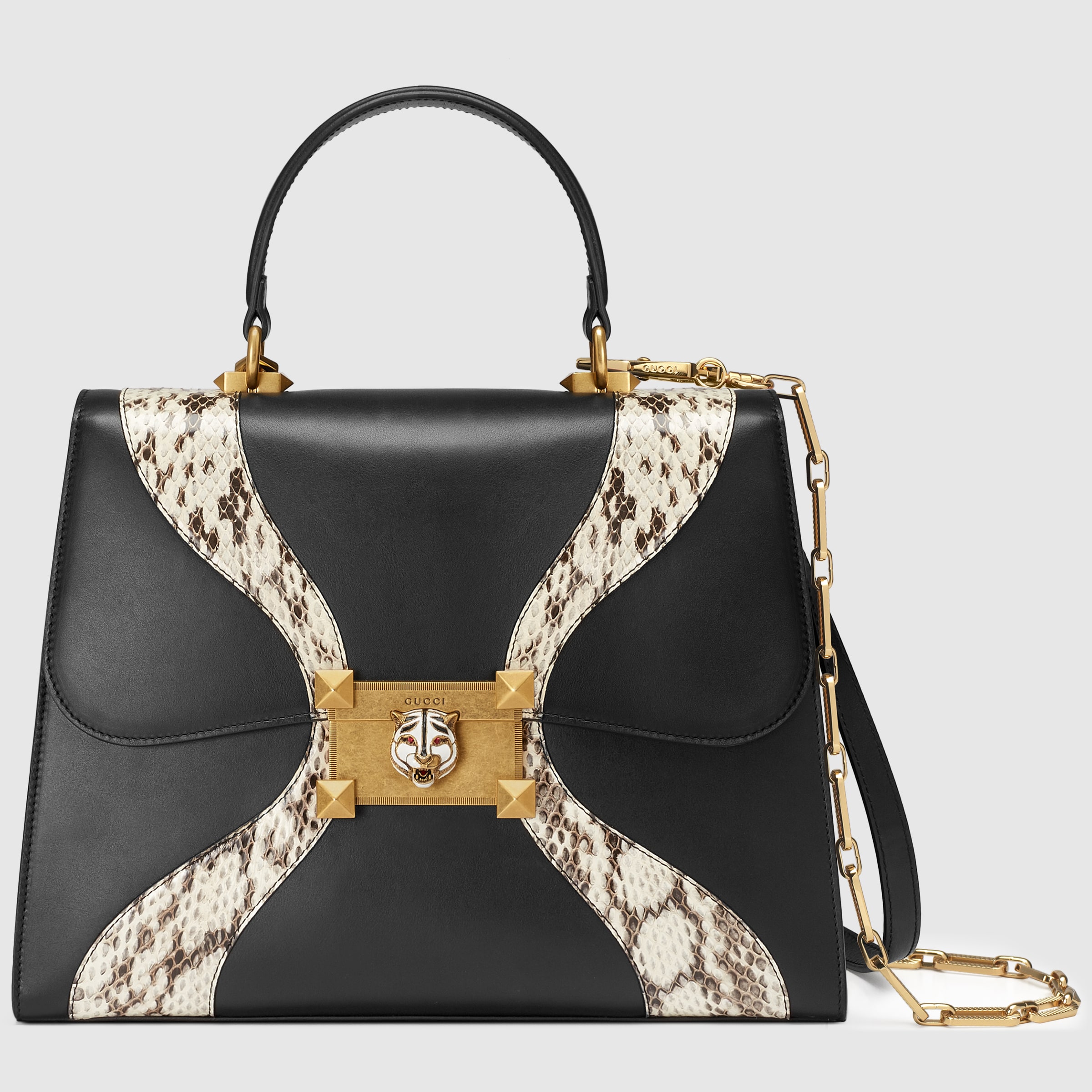 gucci snake shoulder bag