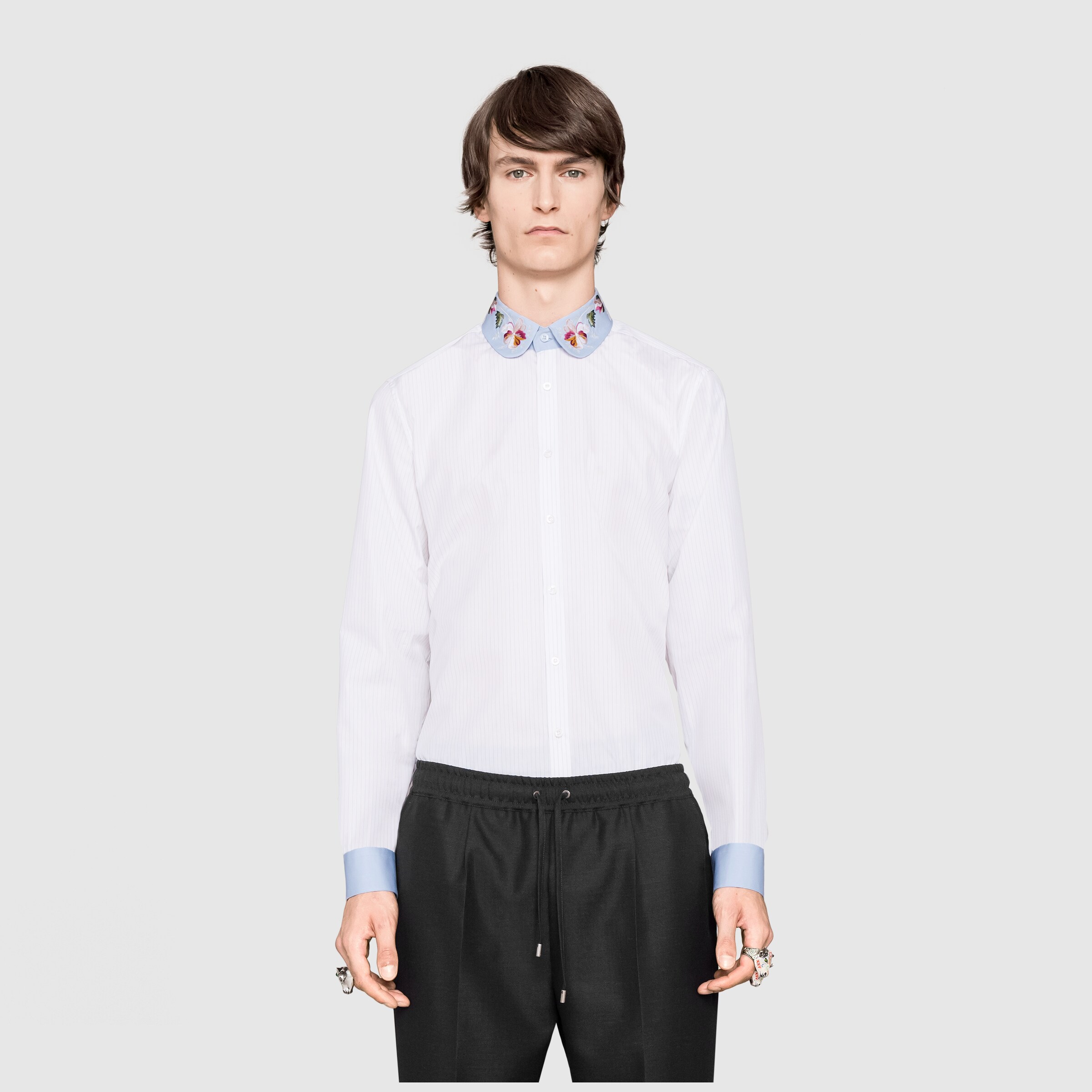 Cotton poplin shirt - Gucci Men