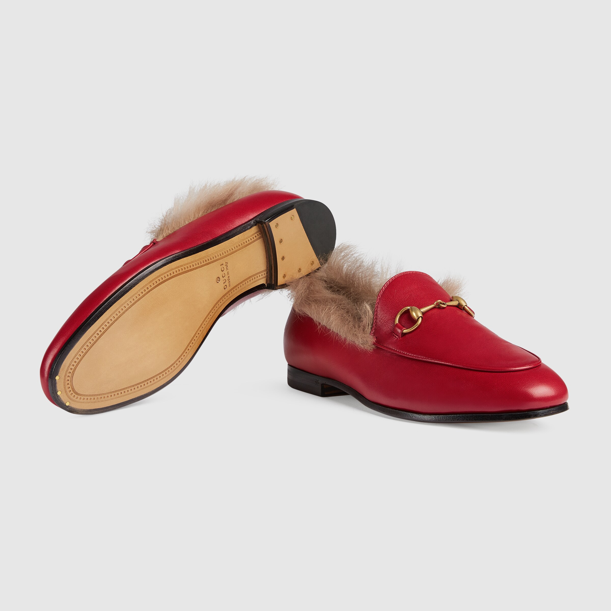 gucci jordaan fur