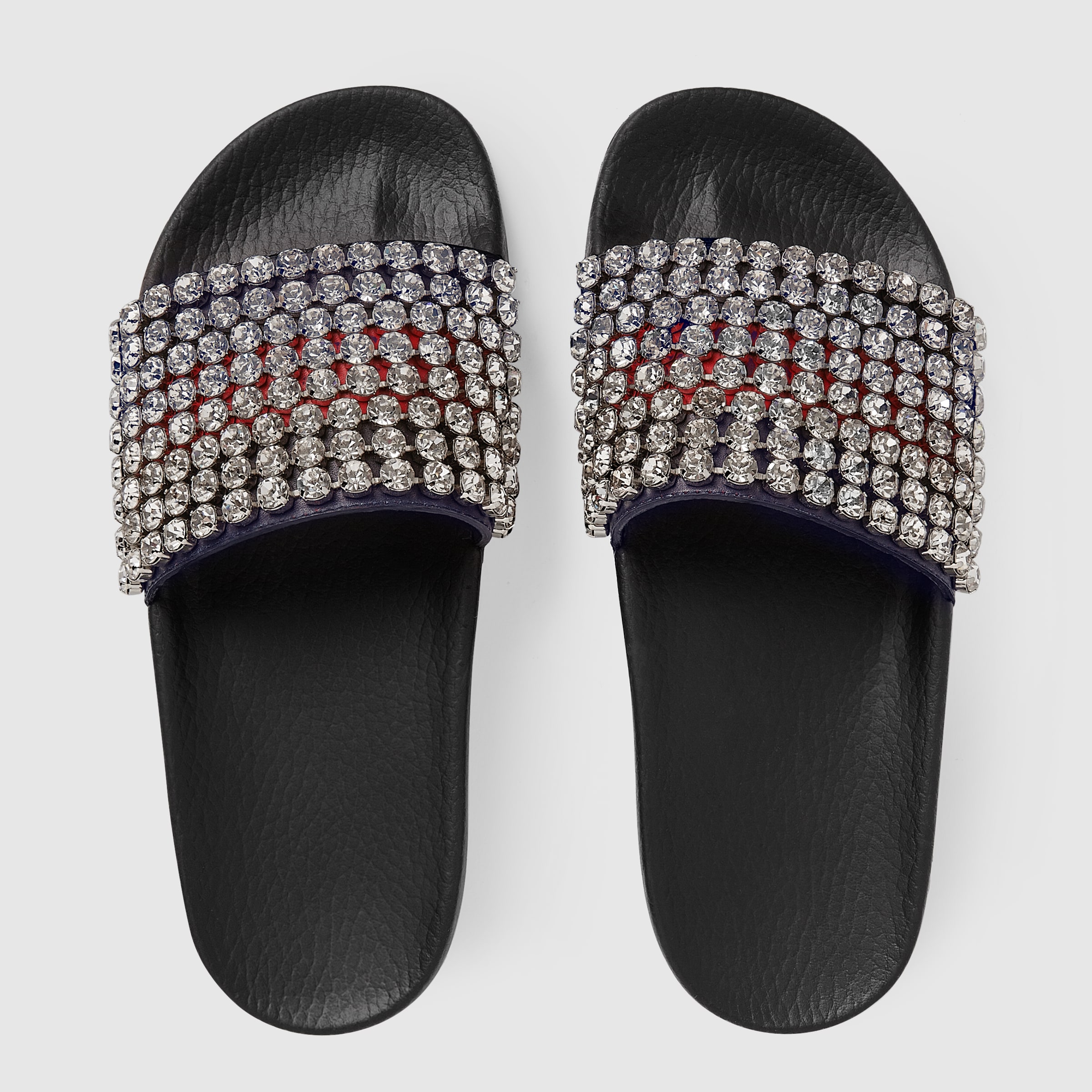  slide with crystals Gucci Women's Shoes 5053300GZ208462