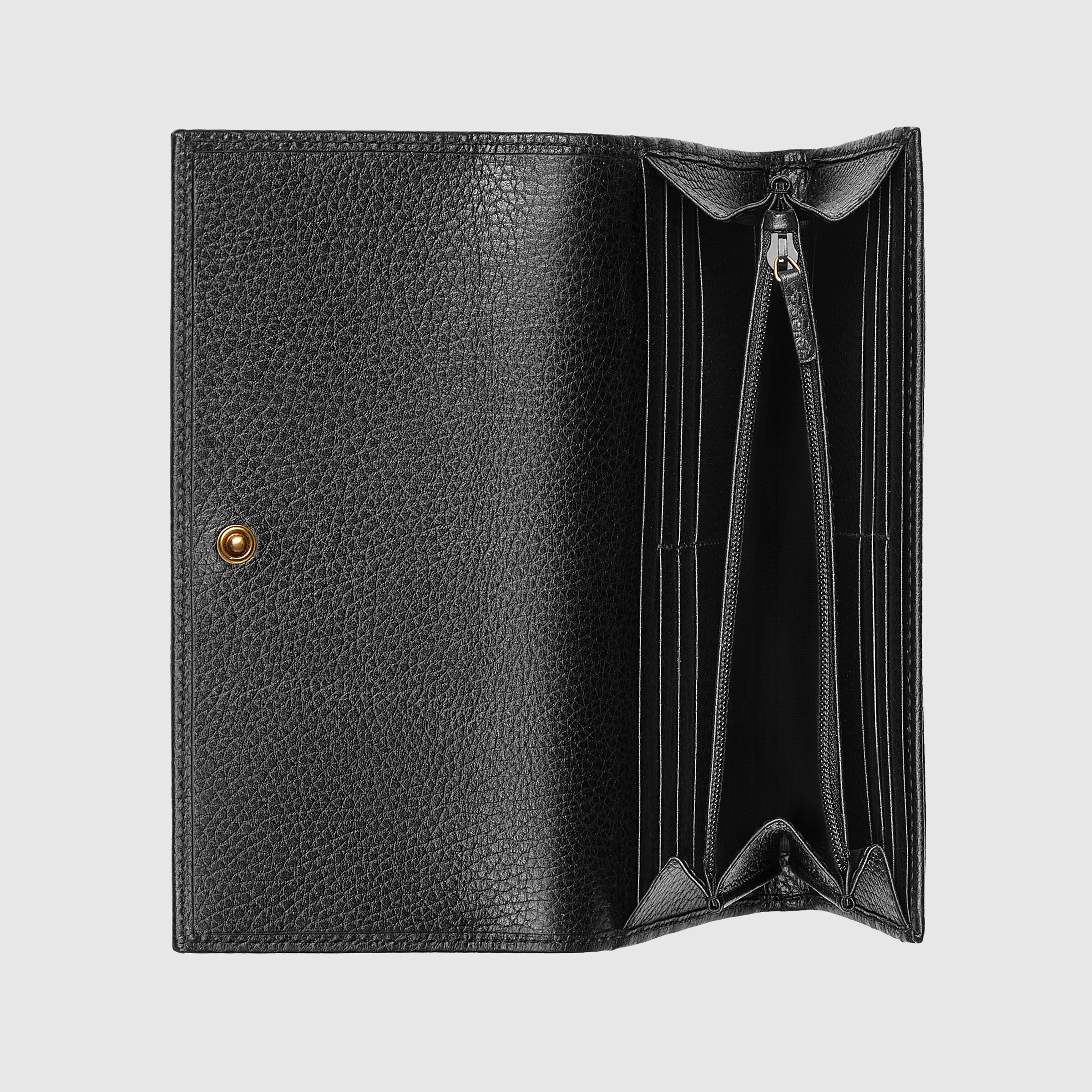 Leather continental wallet with butterfly - Gucci Women&#39;s Wallets & Small Accessories ...