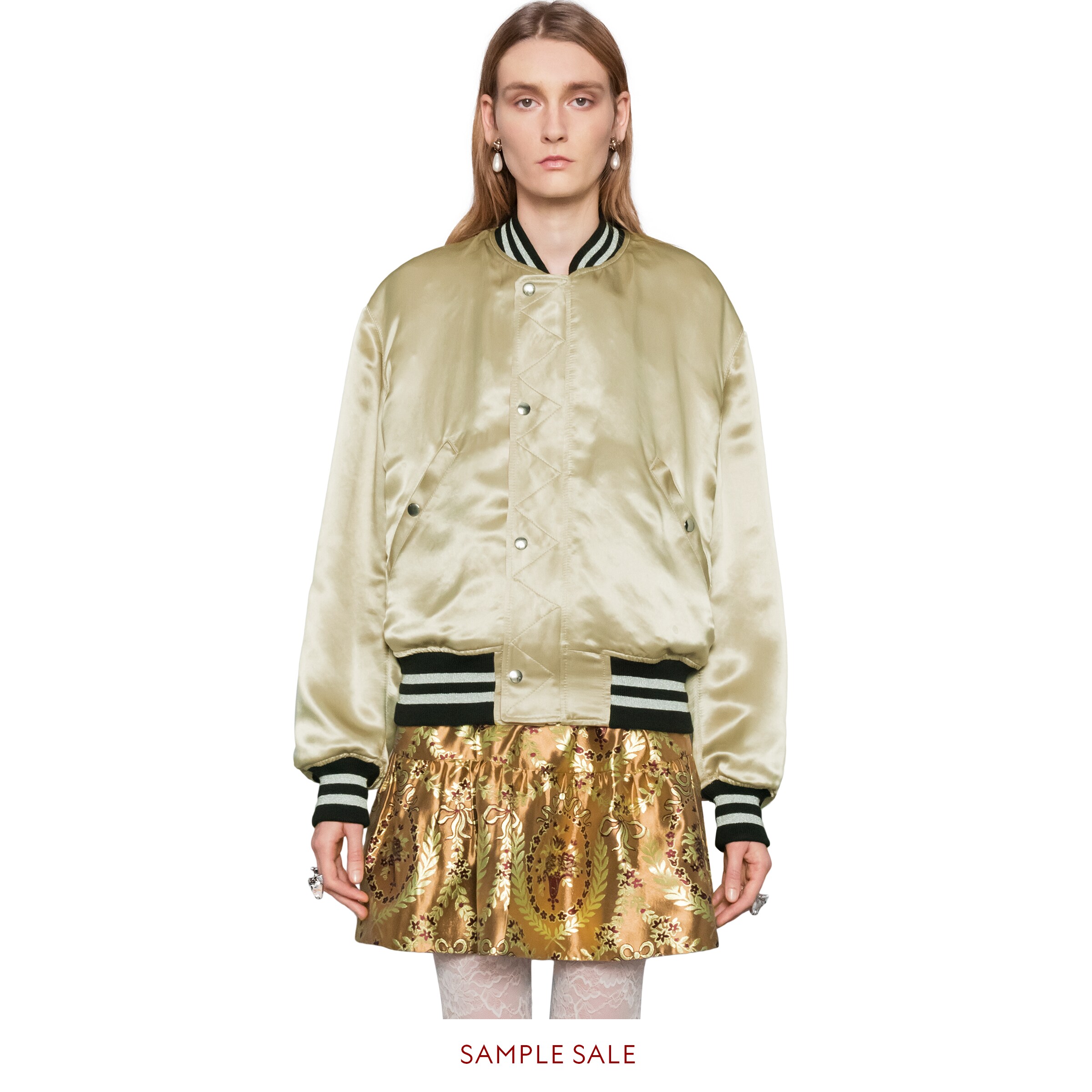 Reversible sequin acetate bomber Gucci Women's Bombers & Leather