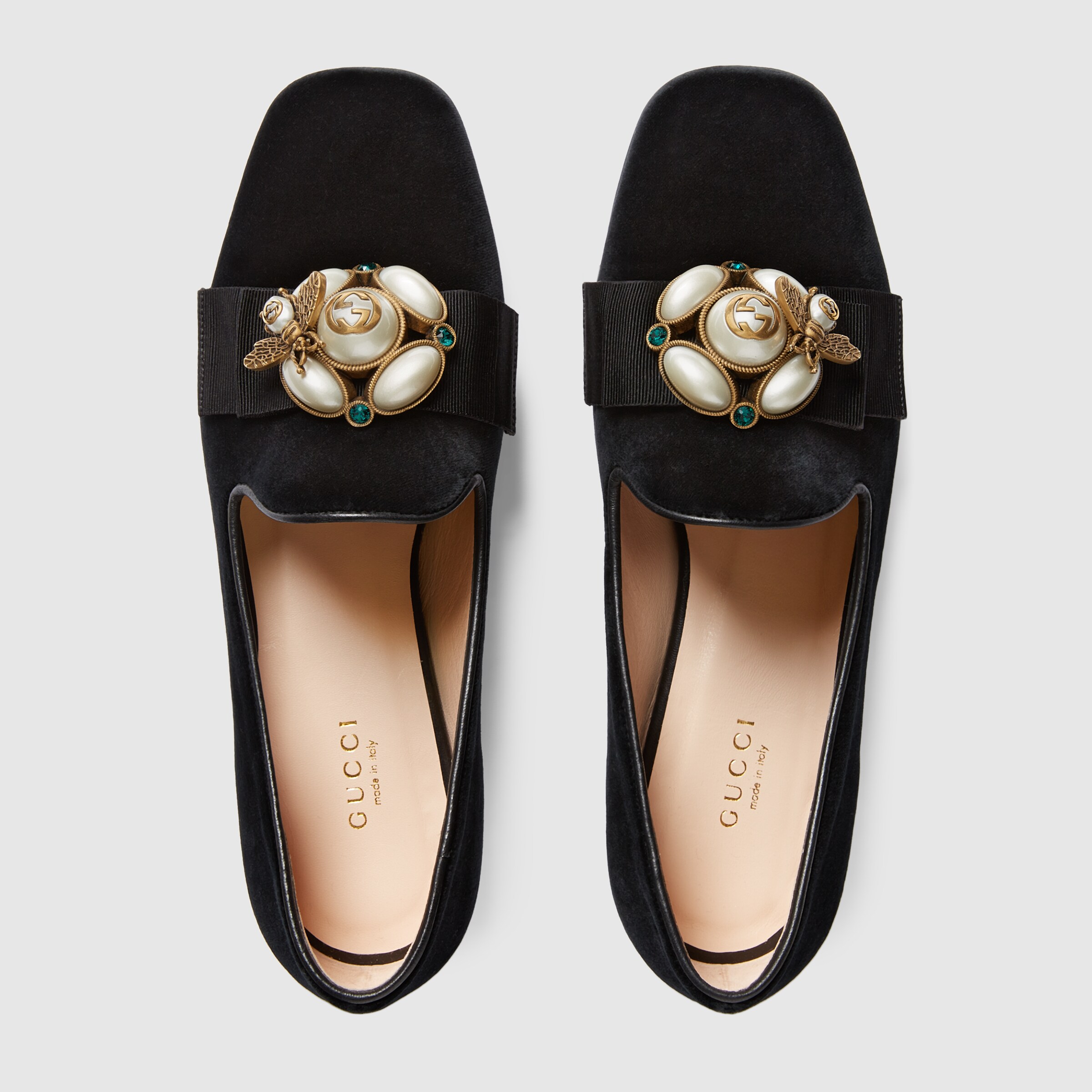 gucci ballet flats with bee