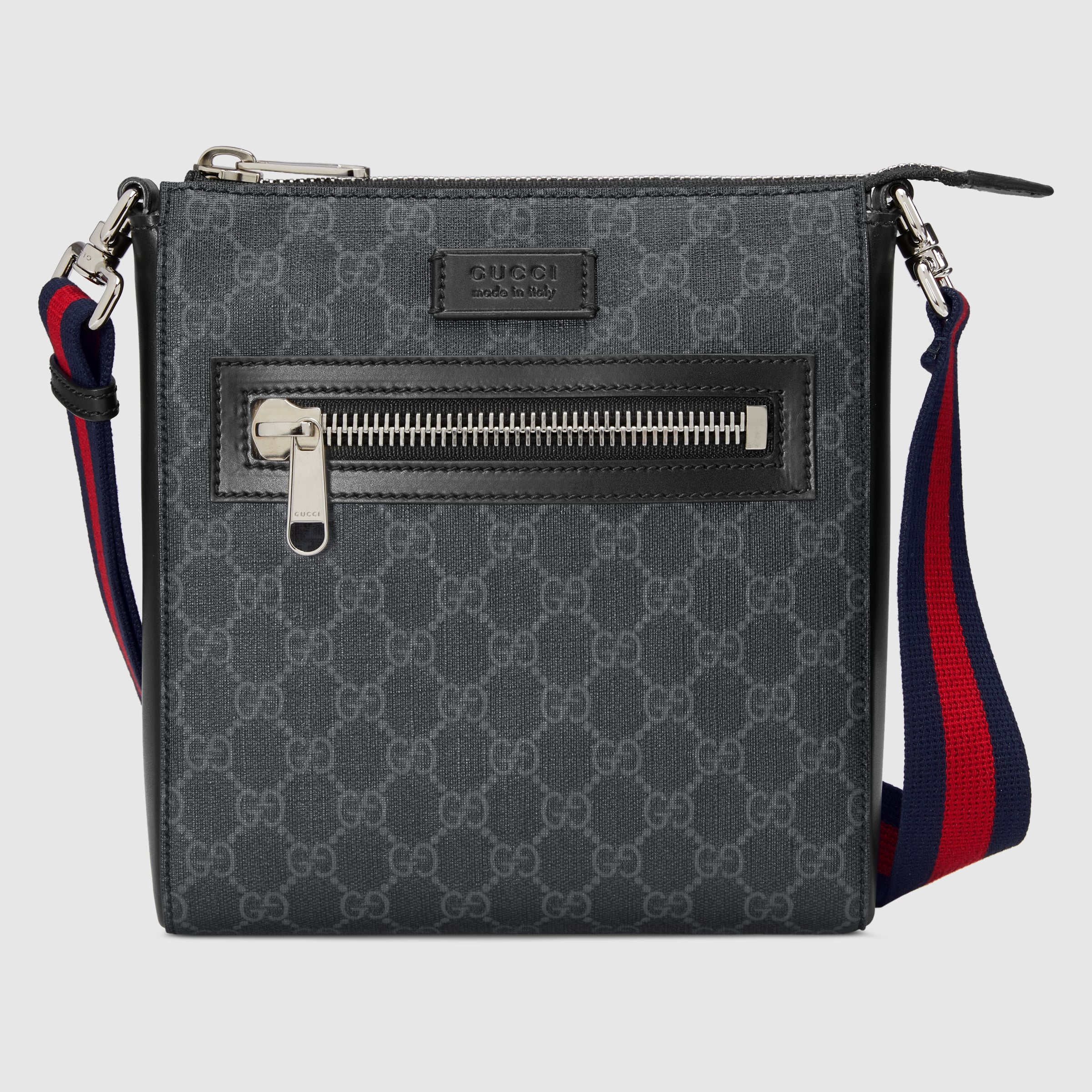 Bolso mensajero pequeño GG Black inGG Supreme GUCCI® MX