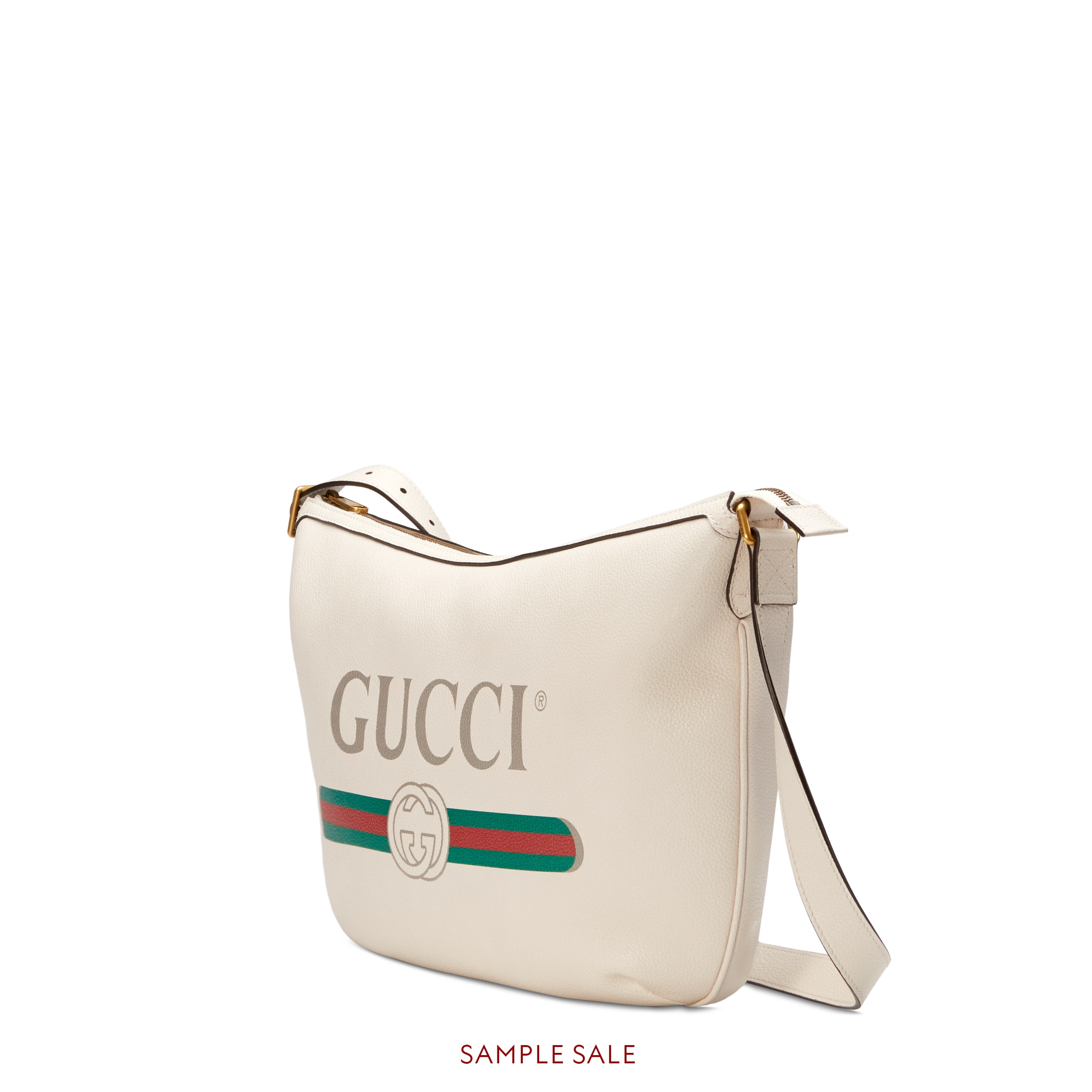 white gucci hobo bag