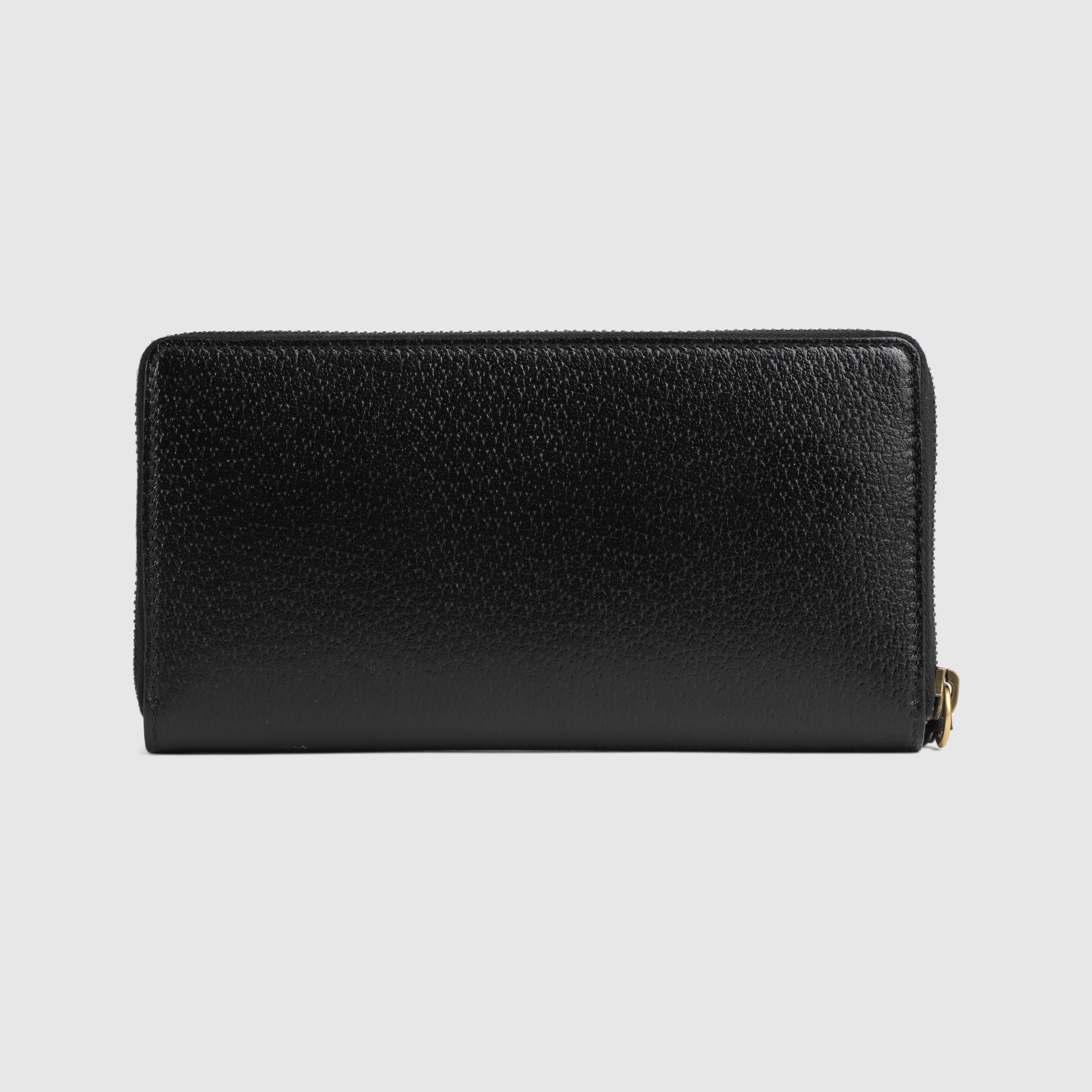 GUCCI ブラック レザー 財布 GUCCI ブラックレザー 二つ折り財布