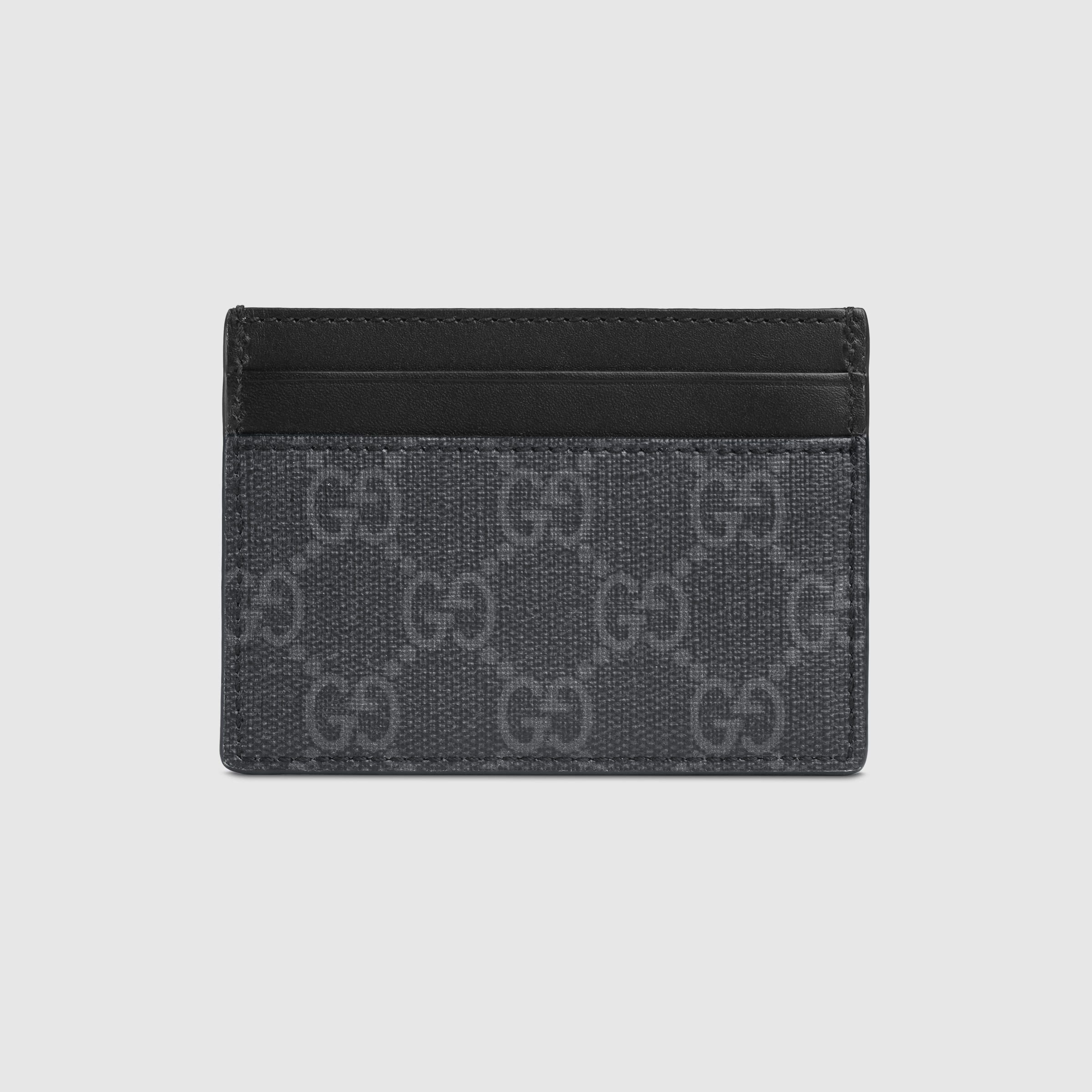 【GuccixPikara】Heart GG Supreme Web Keychain Card Coin Case GUCCI GG Supreme Monogram Kingsnake Lanyard Coin Case Card