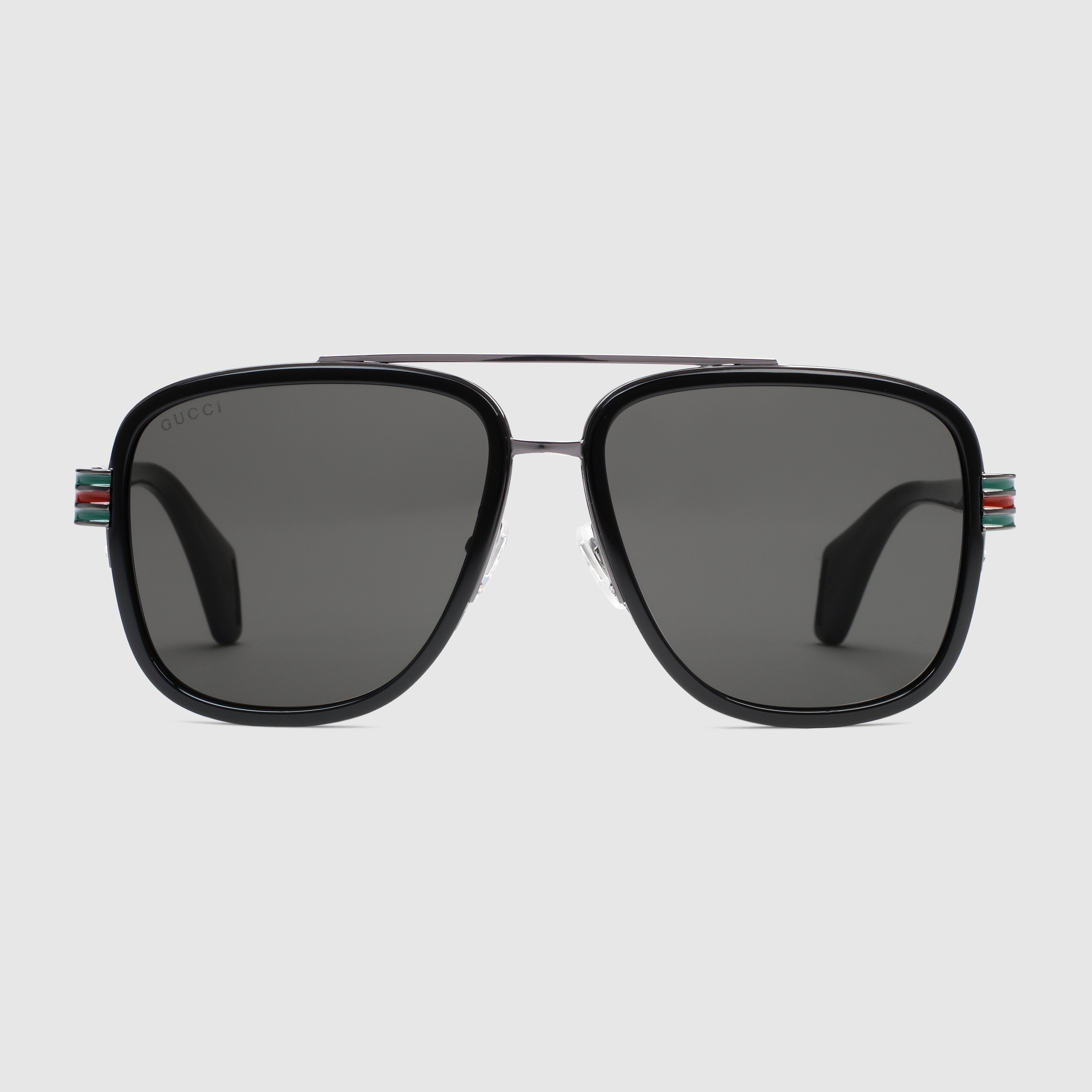 Gucci★素敵！Black Grey Acetate Sunglasses 691348_J0740_1012_001_100_0000