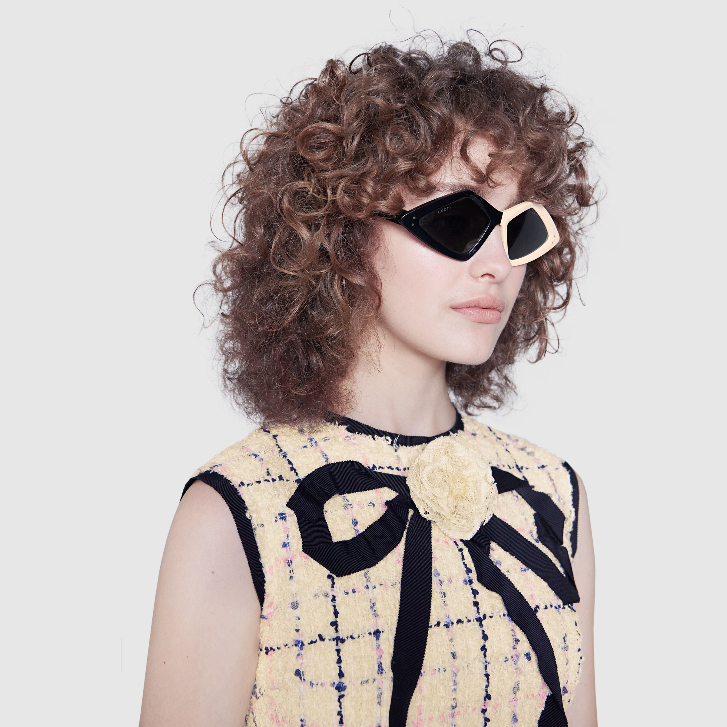 gafas gucci con diamantes