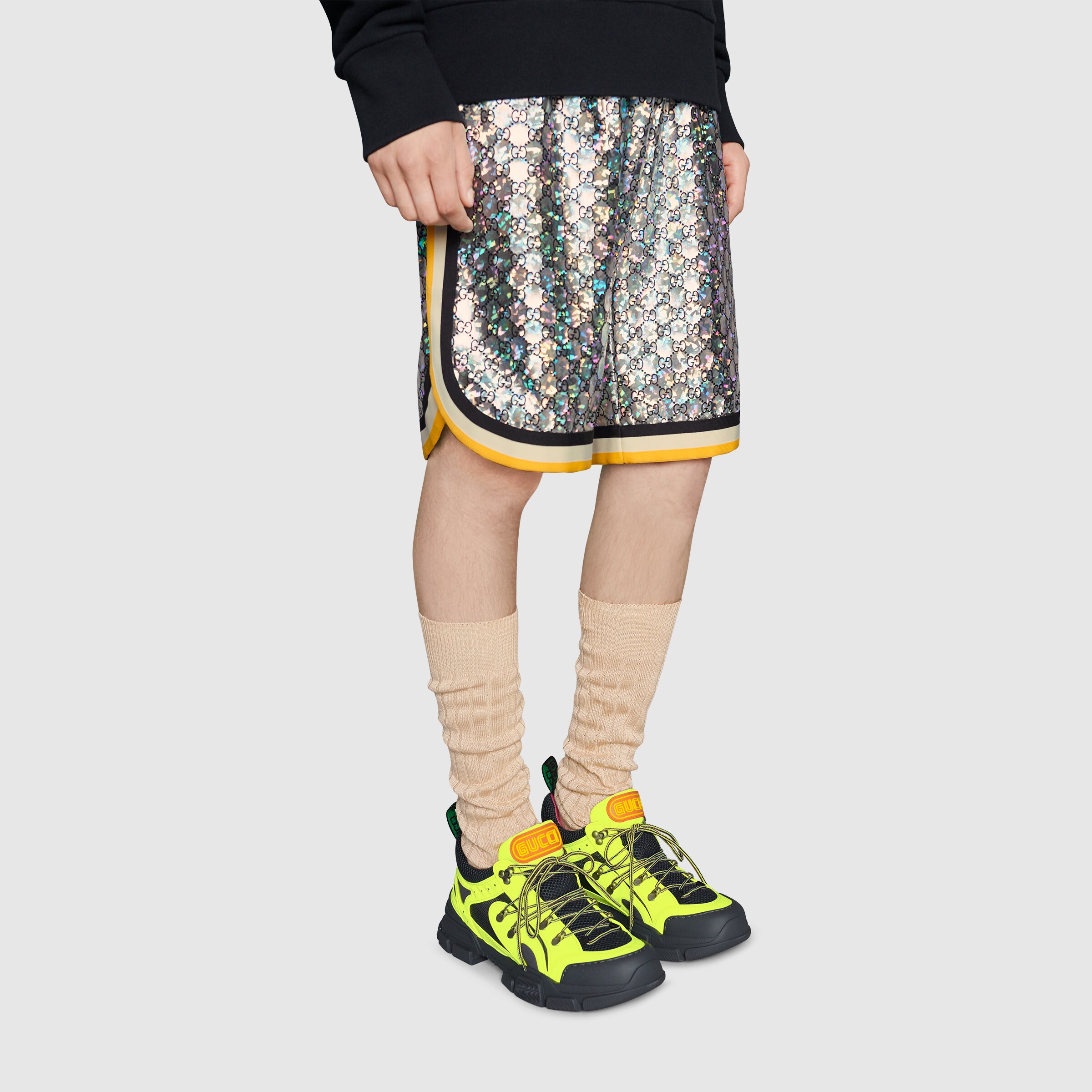 gucci flashtrek yellow