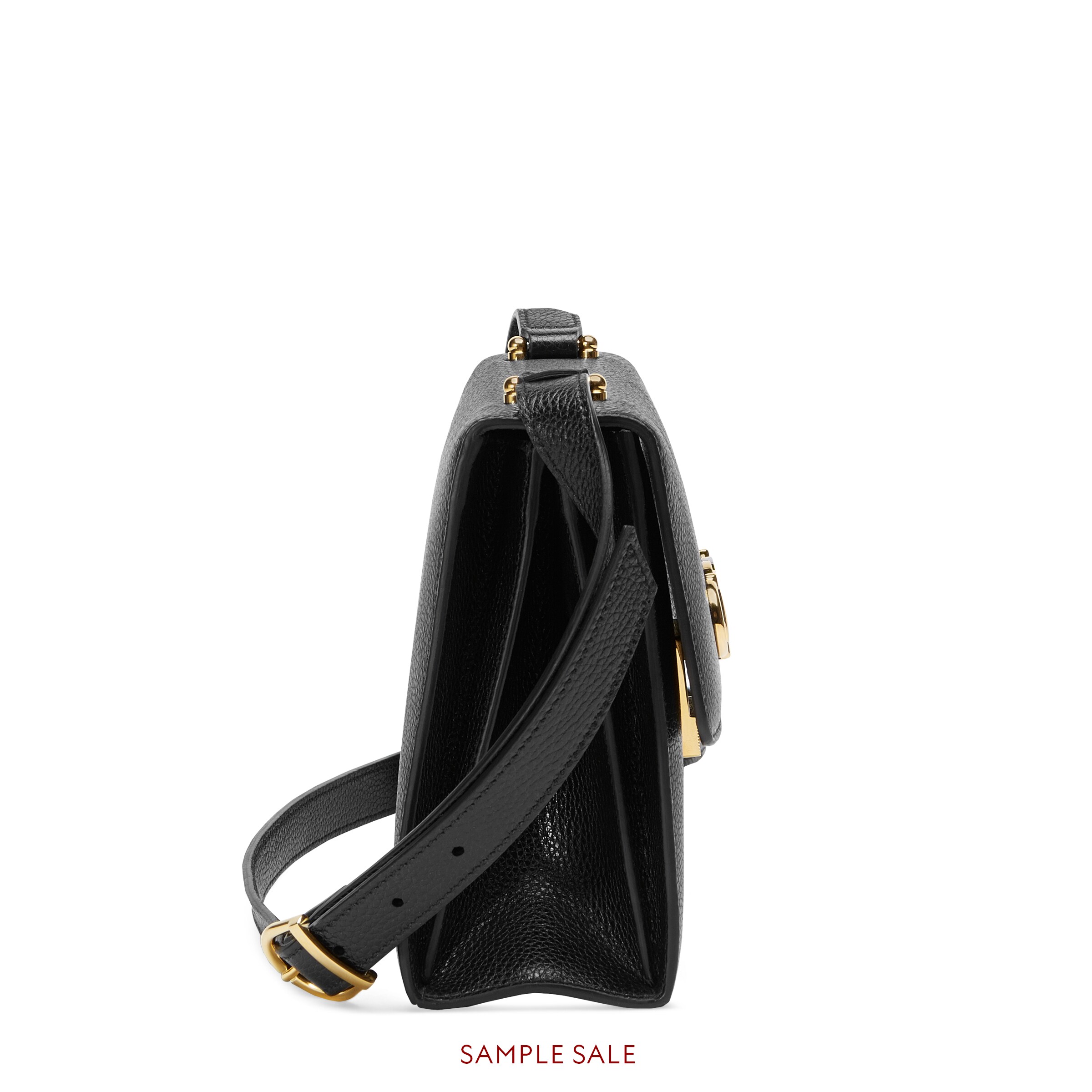Black Grainy Leather Gucci Zumi Small Shoulder Bag GUCCI® US