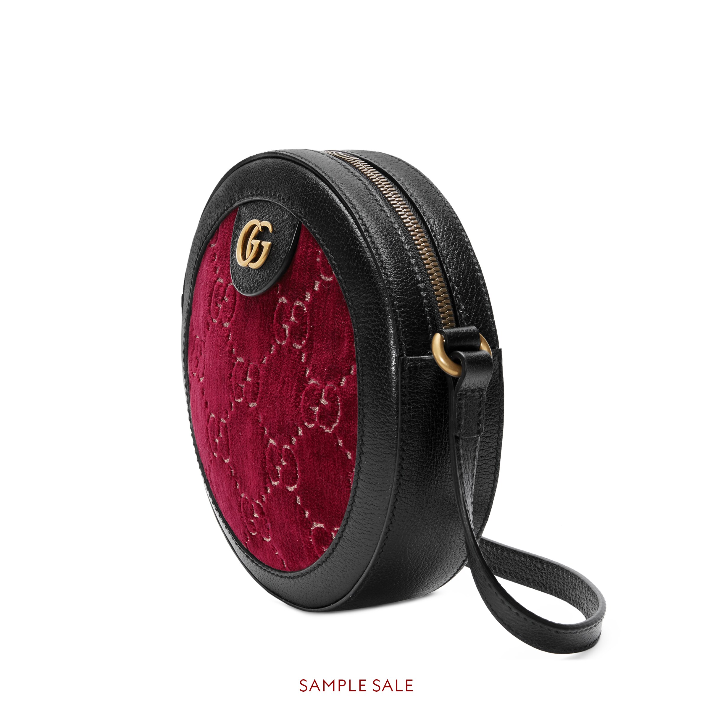 gucci round red bag