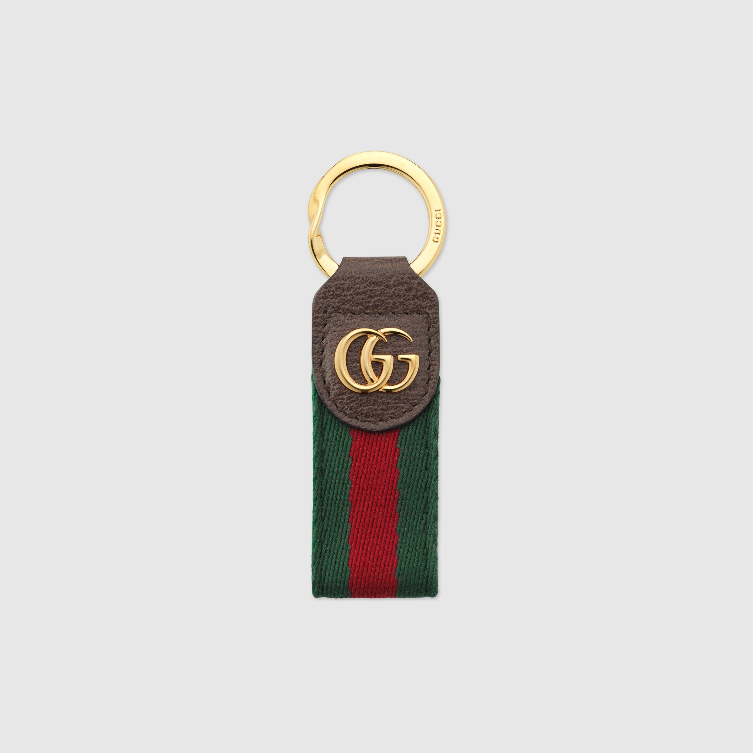 Porteclés Ophidia en bande  vert et rouge GUCCI® FR