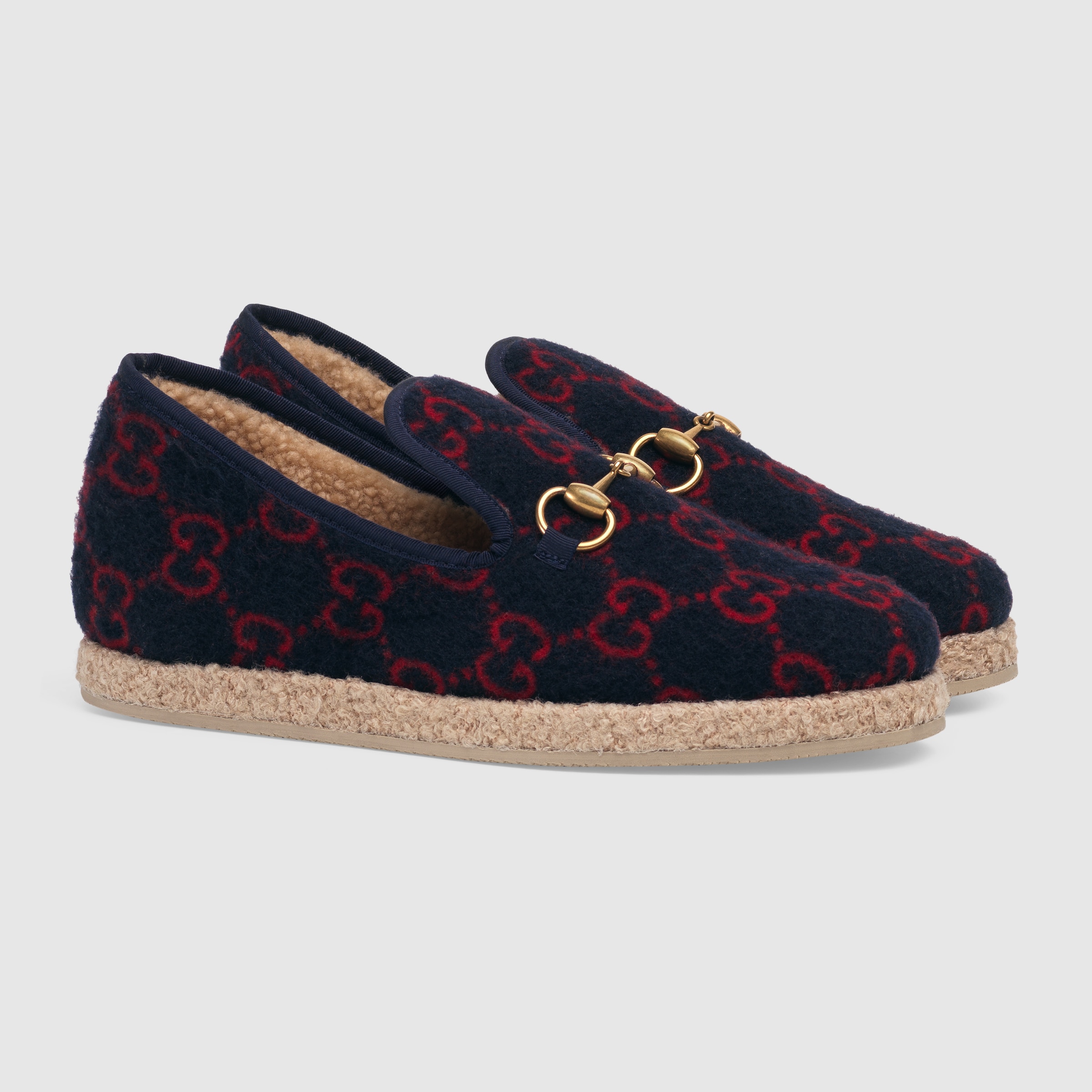 gucci wool loafers dames