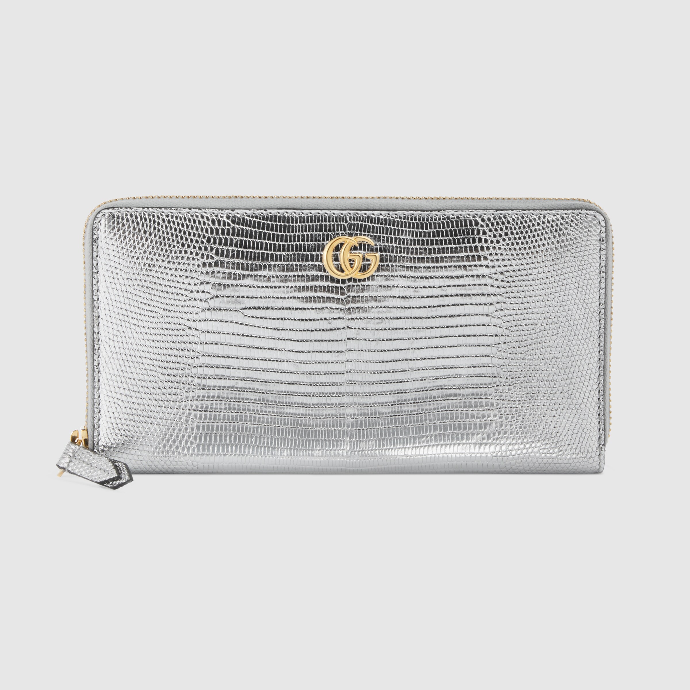 【しおん】Gucci GGパターン レザー長財布 グッチ 長財布 財布 レディース GGマーモント ブラック 443436