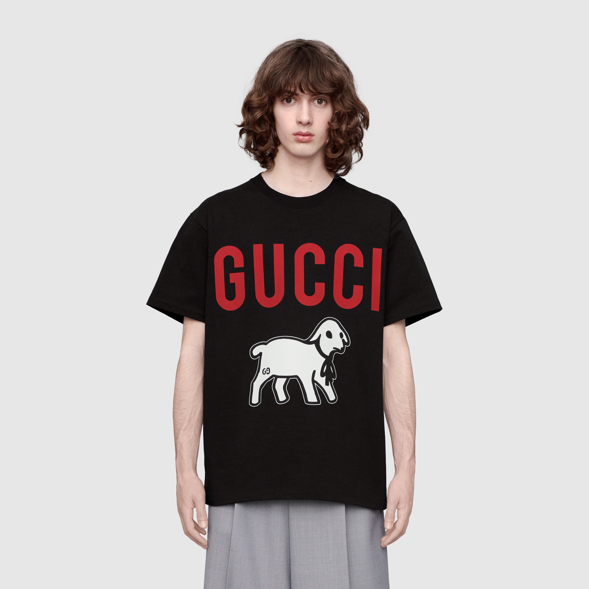 ペ*ん様 GUCCI 豚イラスト Tシャツ ペ*ん様 GUCCI 豚イラスト T