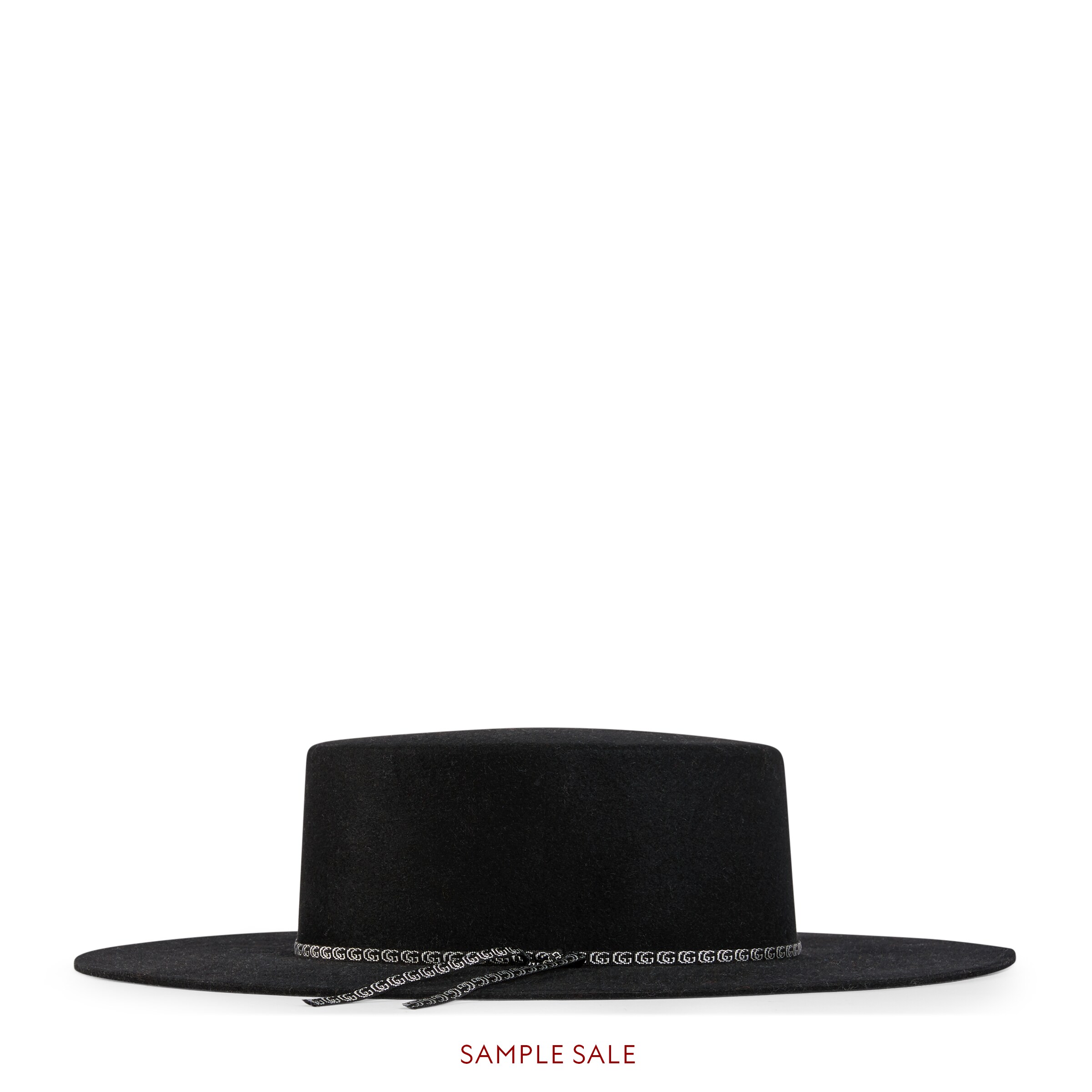 gucci felt wide brim hat