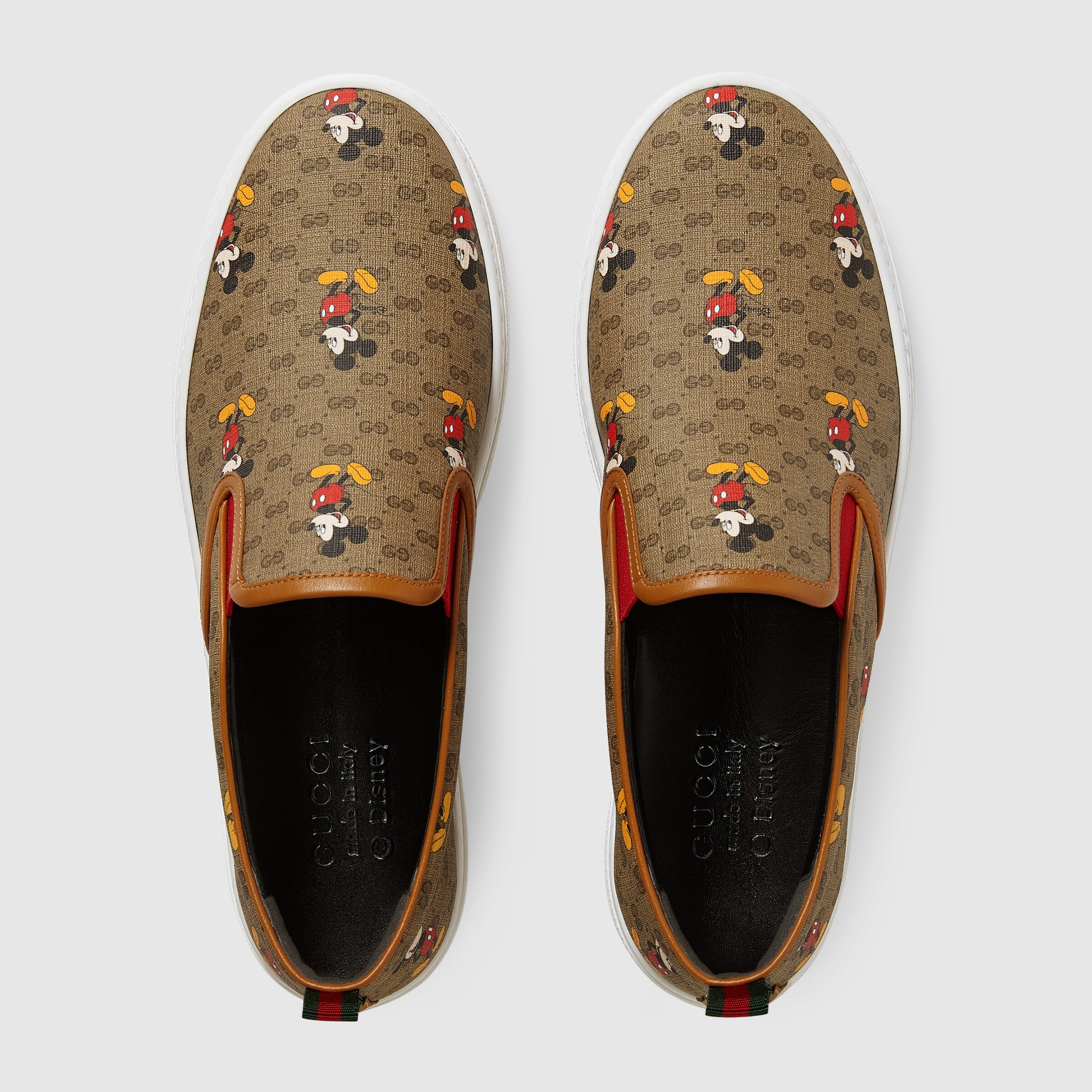 men's gucci slip on sneakers