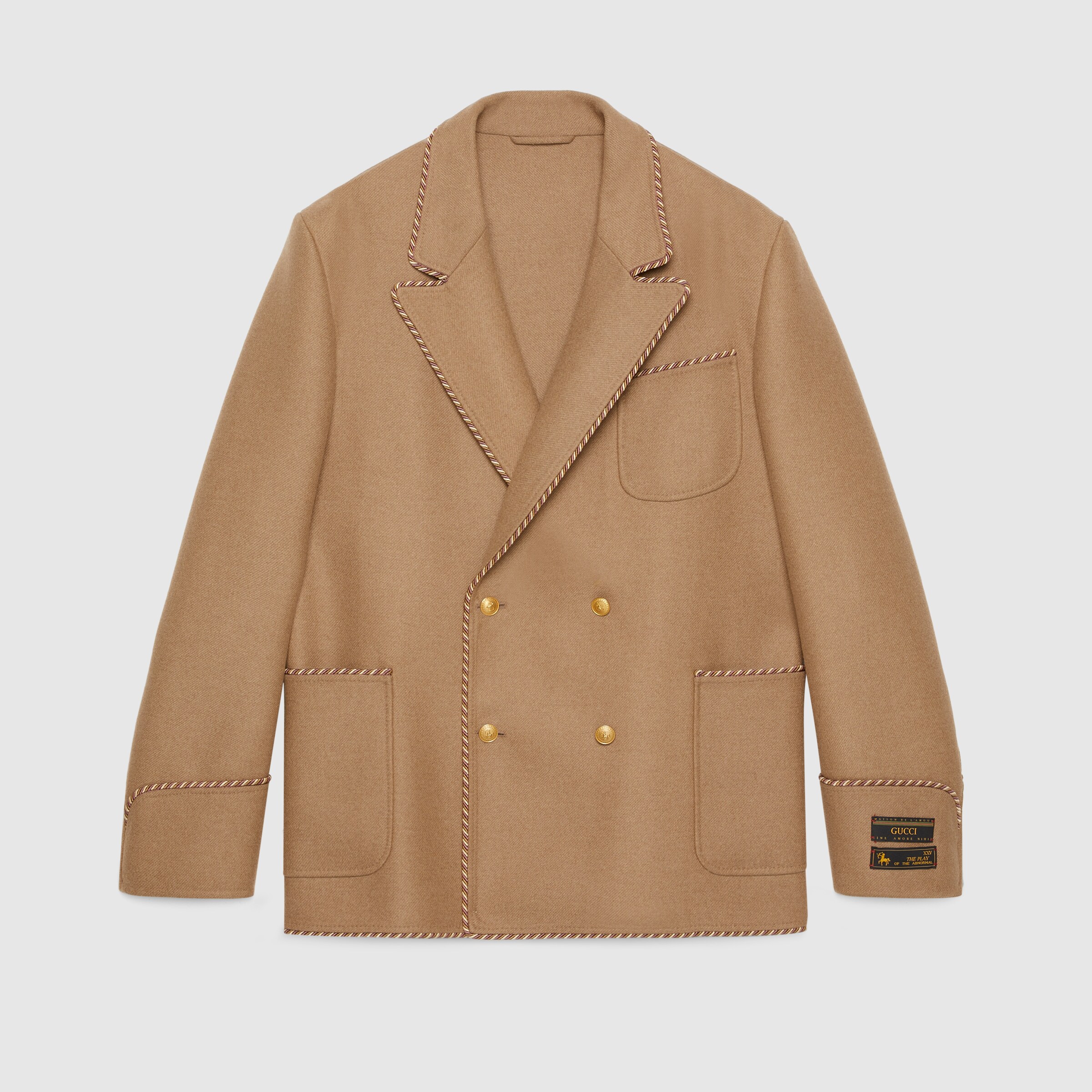 gucci camel coat