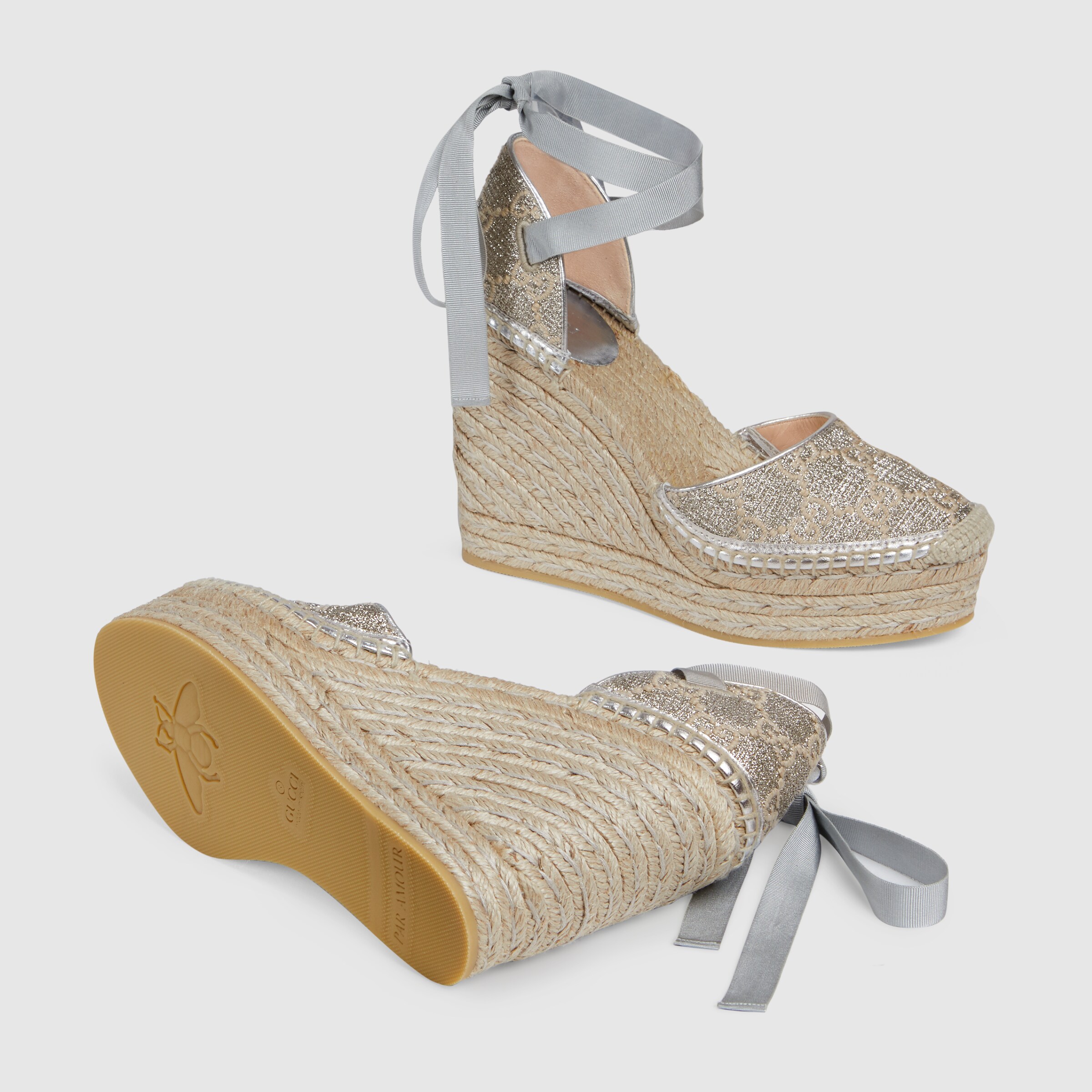 women's platform espadrilles gucci