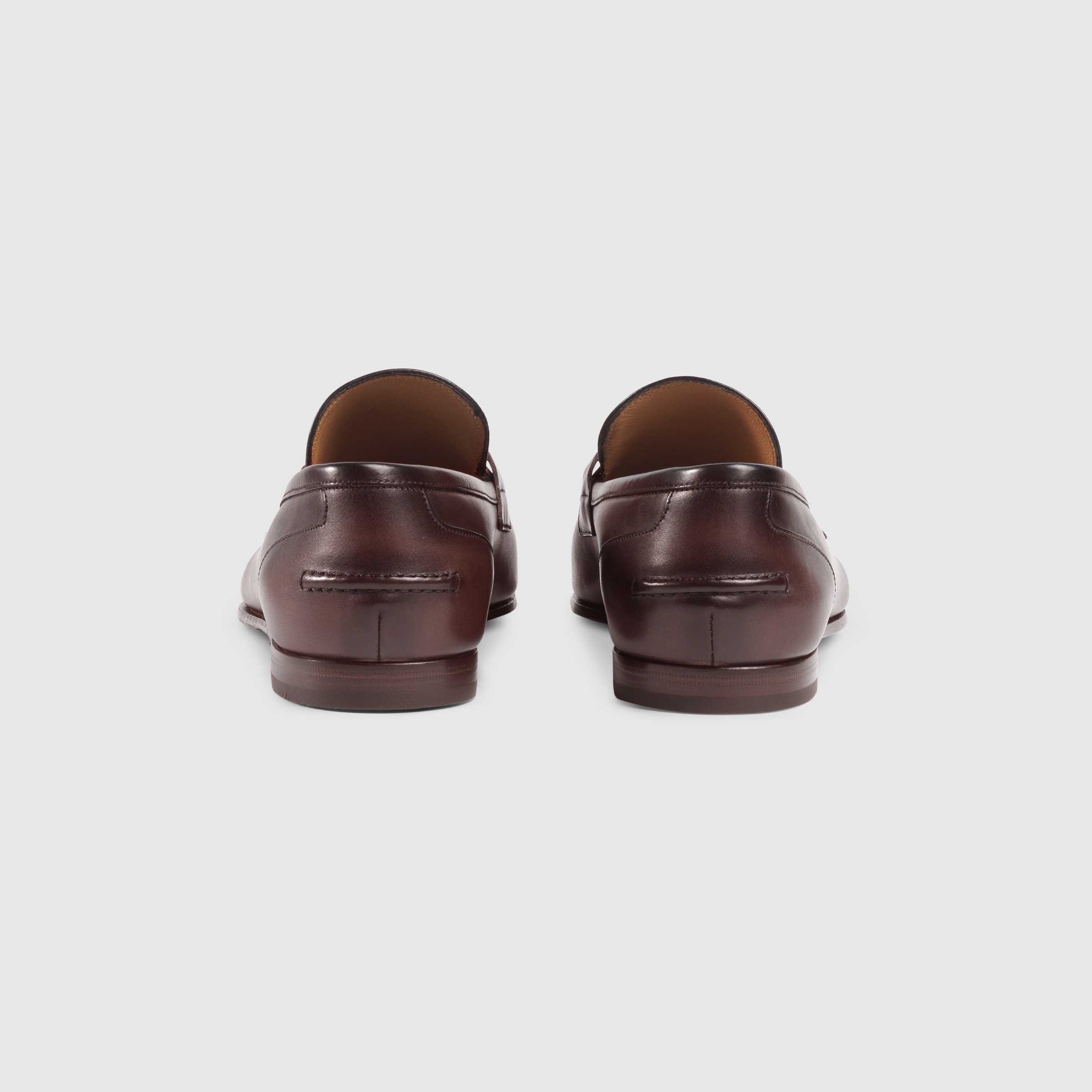 gucci brown jordaan loafer