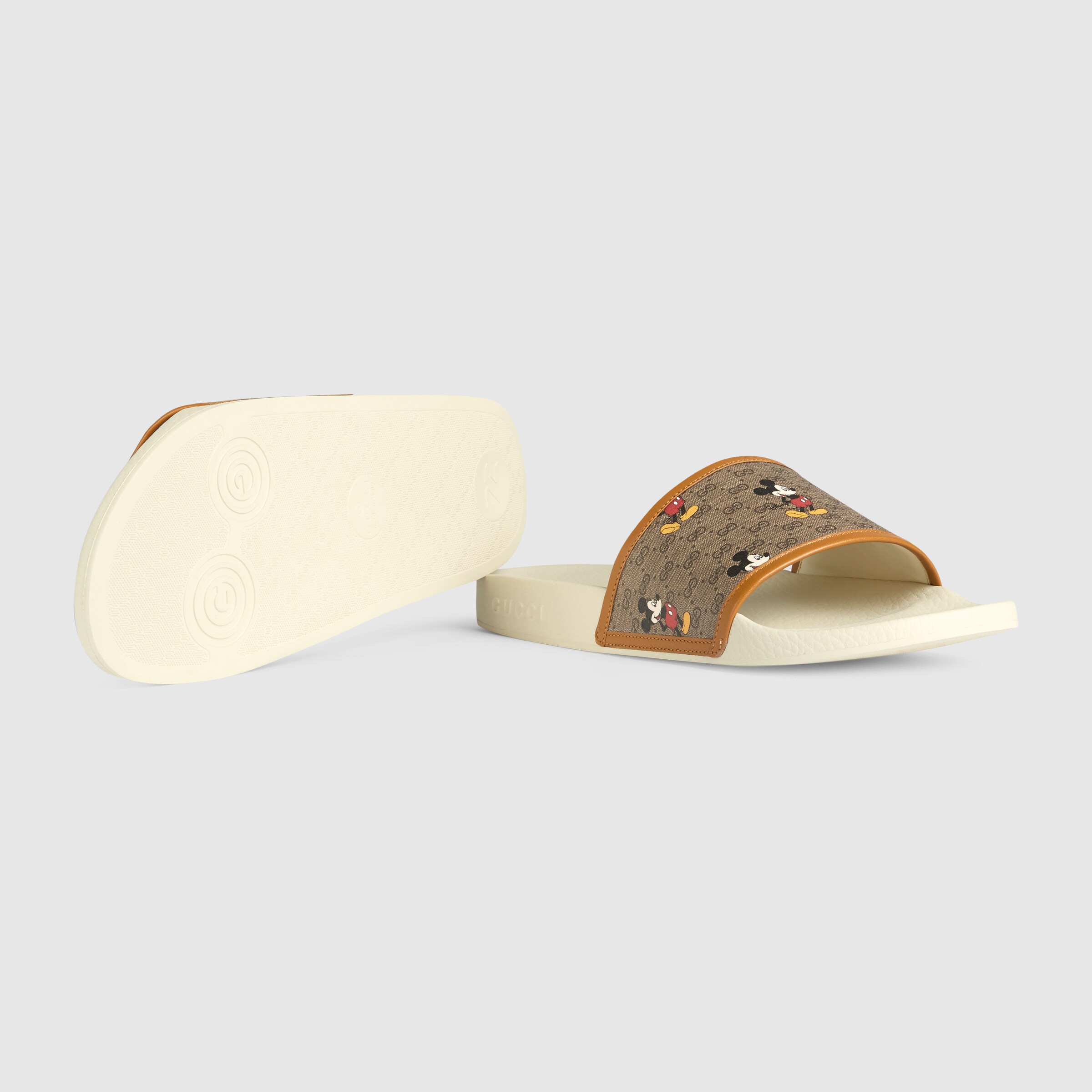 Beige Men's GG Disney x Gucci slide GUCCI® AE