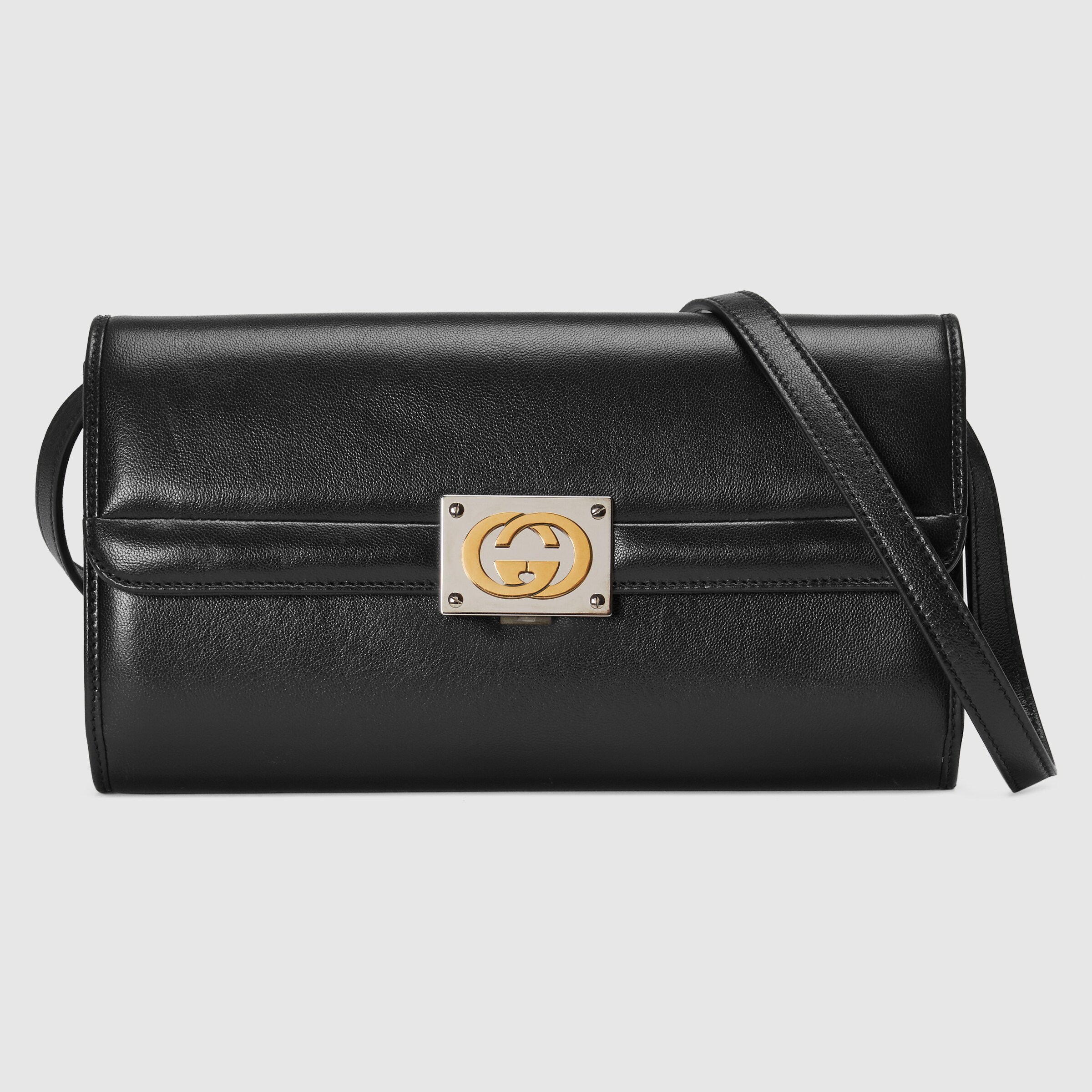 gucci micro leather shoulder bag